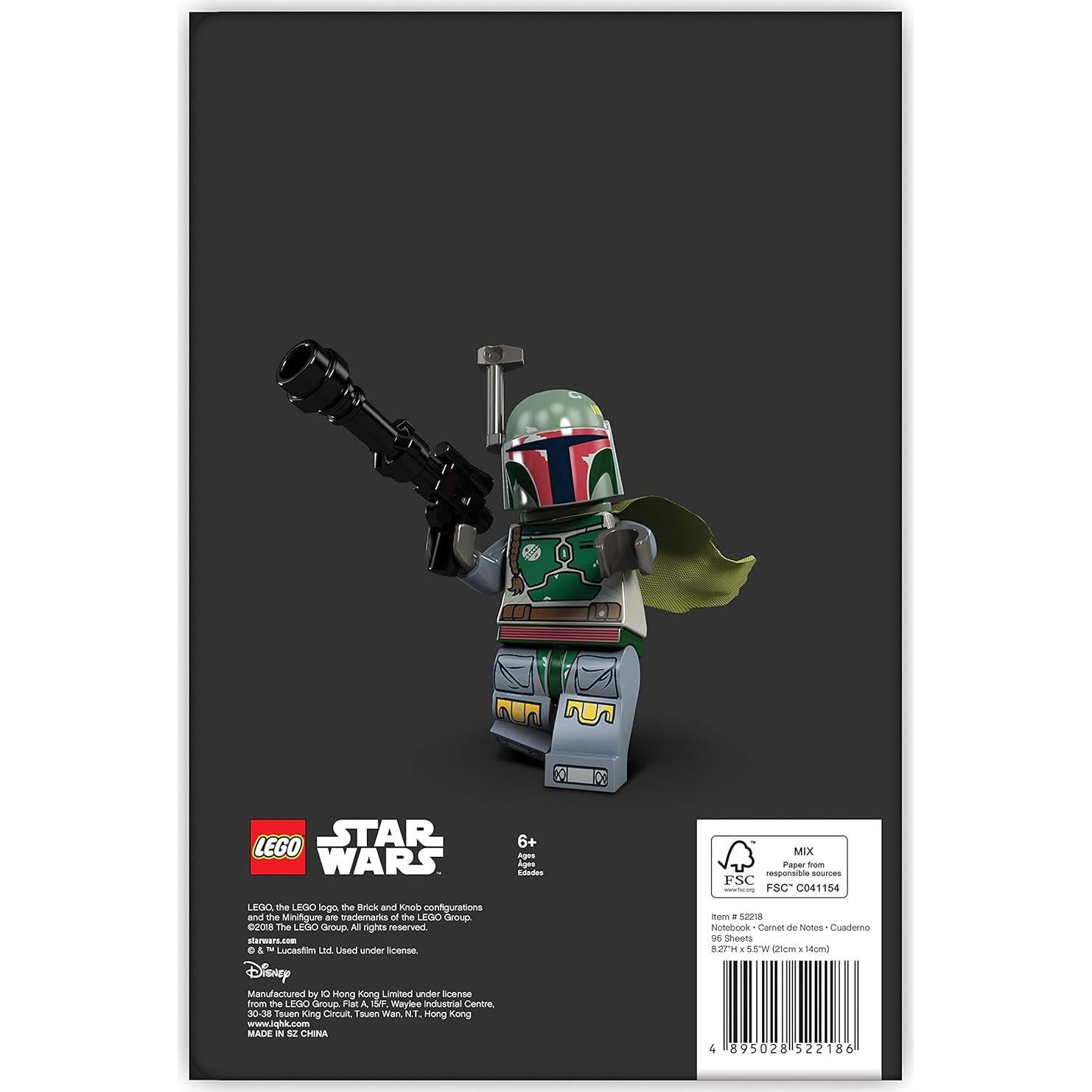 Cuaderno Tapa Blanda LEGO Star Wars Boba Fett 192 Páginas