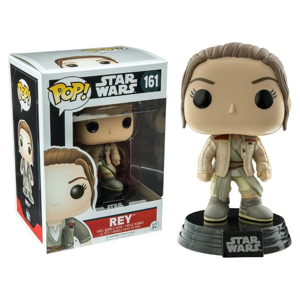 Funko Pop! Star Wars Rey #161 con Chaqueta de Finn