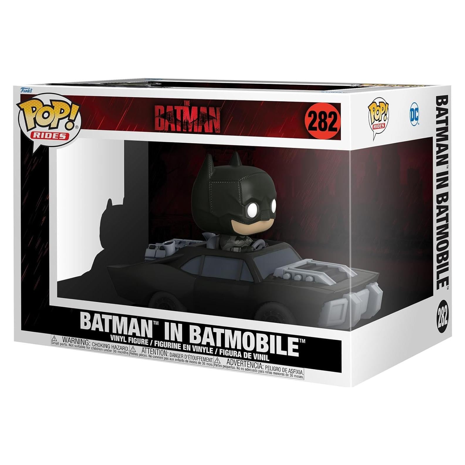 Funko Pop! Ride Batman y Batimóvil - Figura de Vinilo 13.34 cm