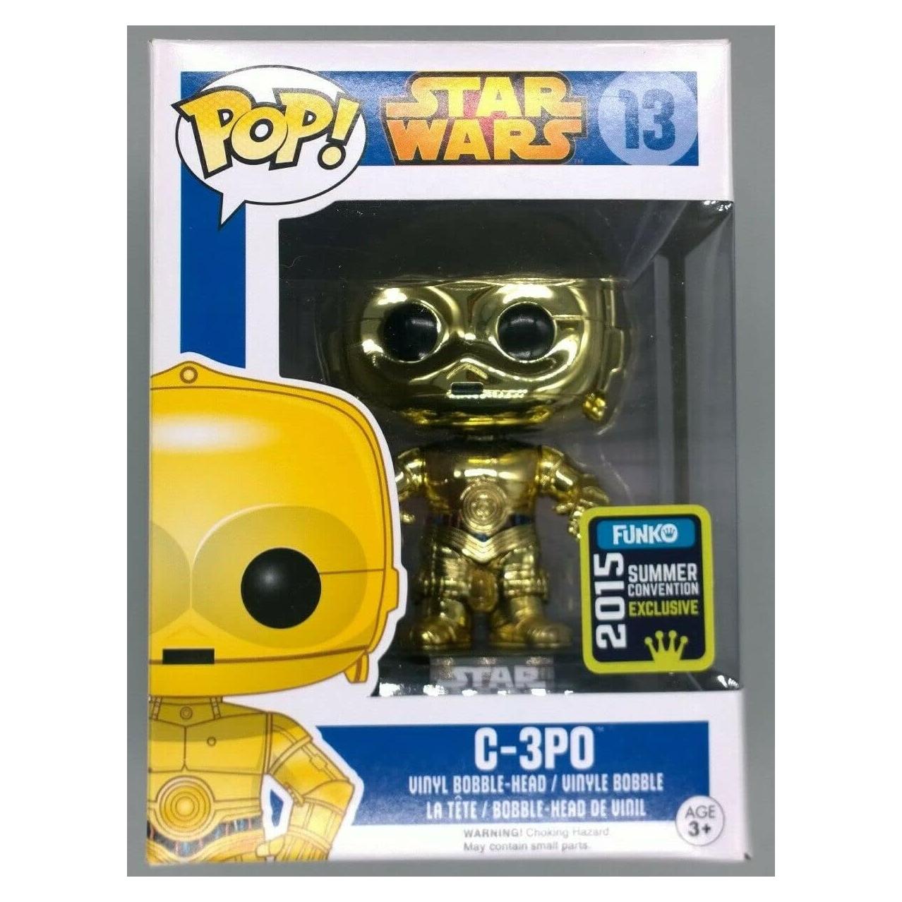 Funko Pop Vinyl Star Wars C-3PO Metálico - Exclusivo 2015