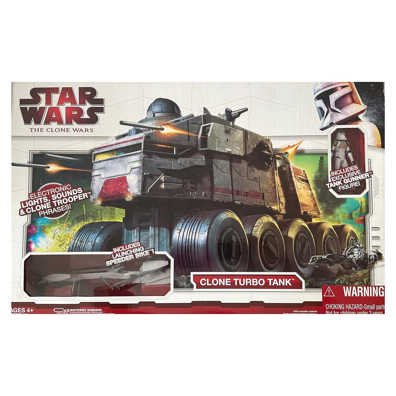 Vehículo Clone Turbo Tank Hasbro Star Wars 58.42x22.23cm