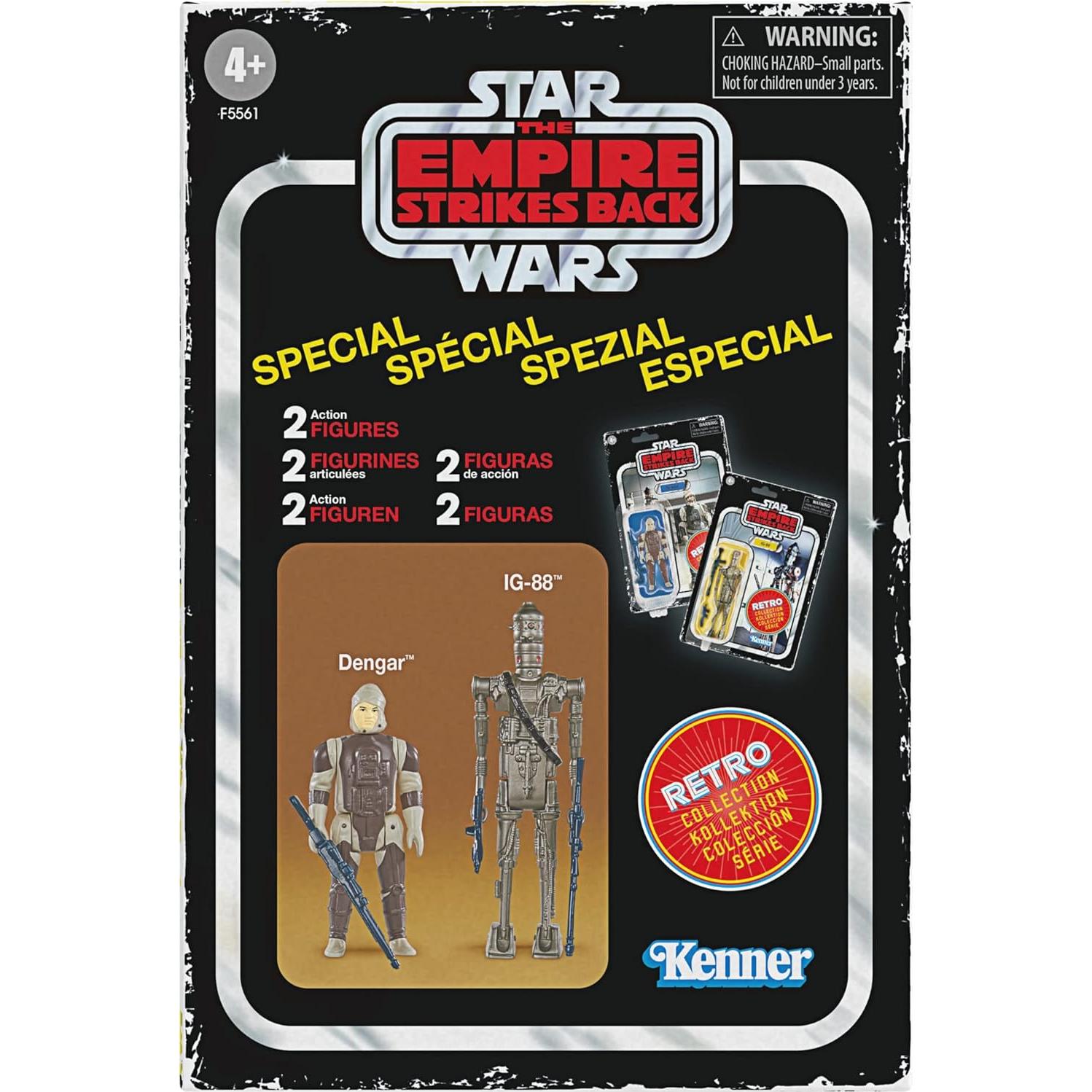 Figuras de Acción Star Wars Retro Dengar e IG-88 9.5 cm