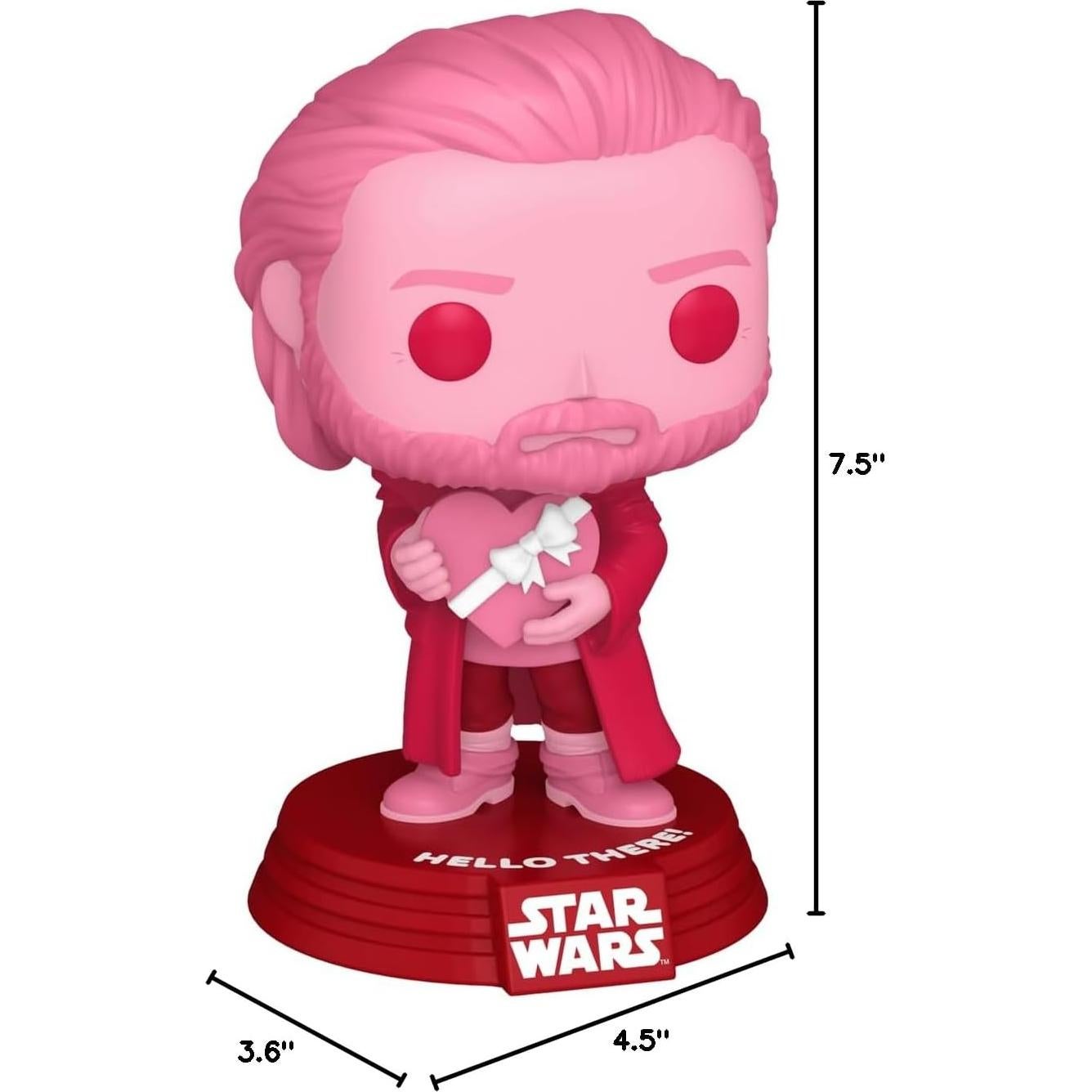 Funko POP! Star Wars Obi-Wan Kenobi San Valentín 11.5 cm