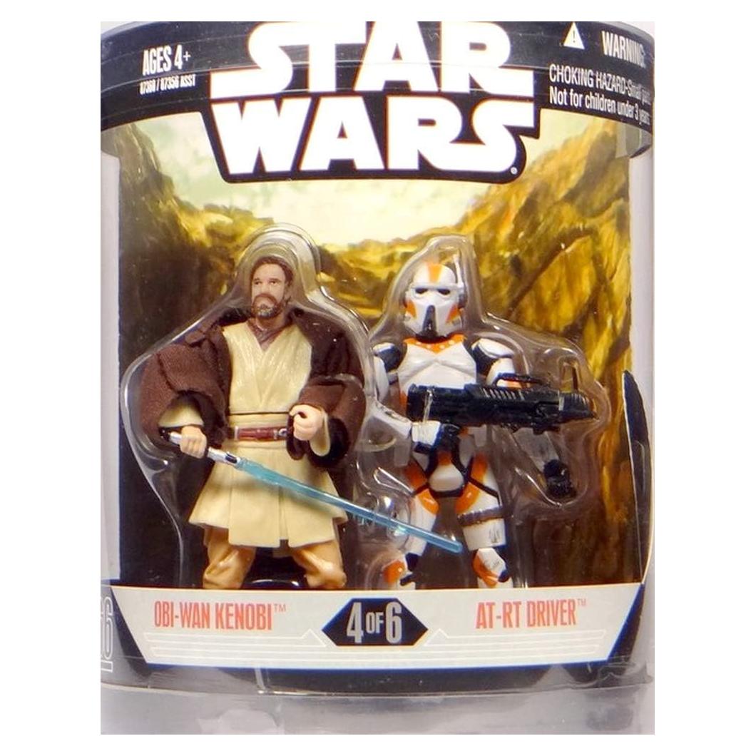 Set de Figuras Star Wars Hasbro 30 Aniversario Obi-Wan y AT-RT