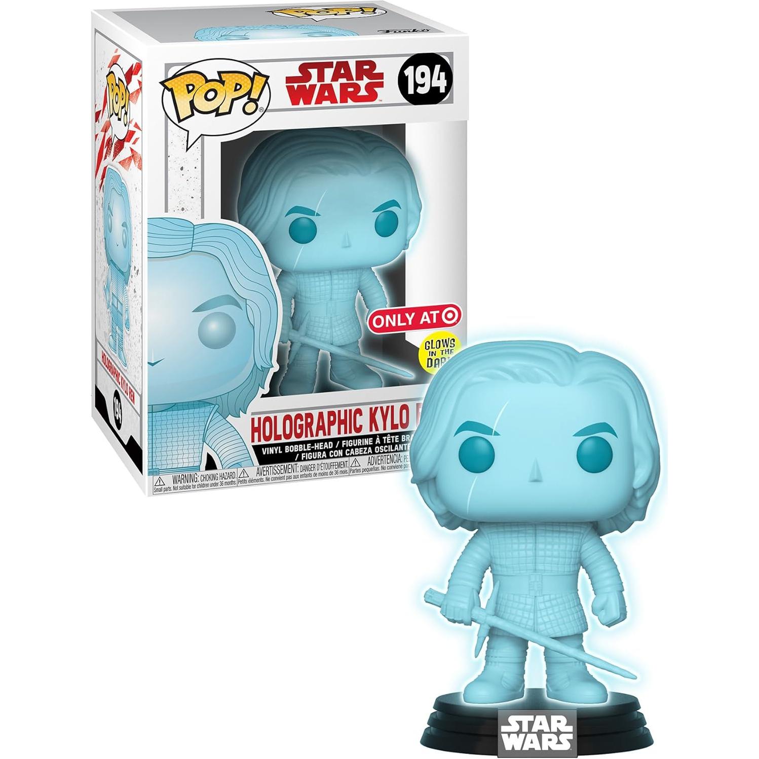 Figura Funko POP! Holográfica Kylo Ren 194 Coleccionable