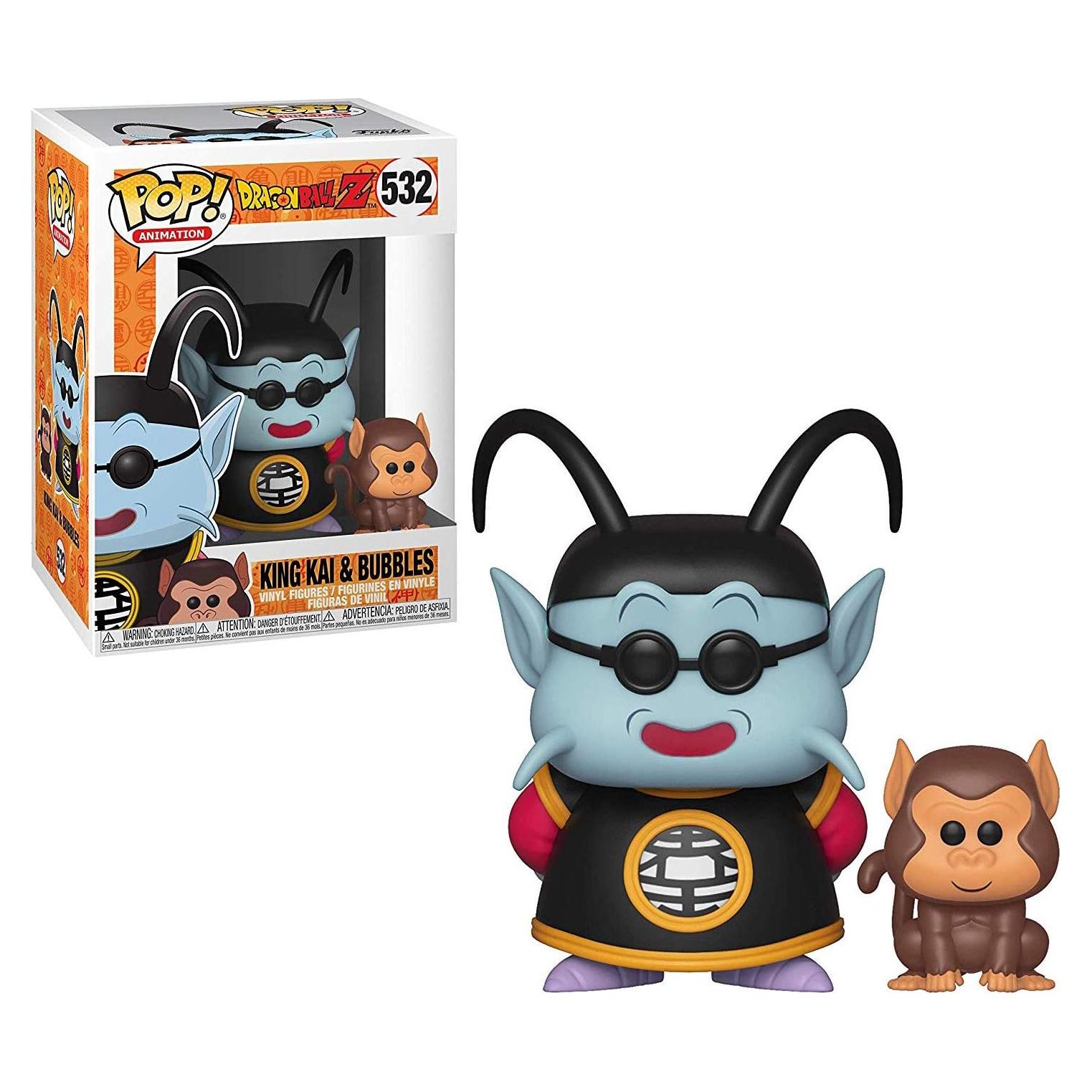 Figura de Vinilo Rey Kai y Burbujas Funko Pop Dragonball Z 9.5cm