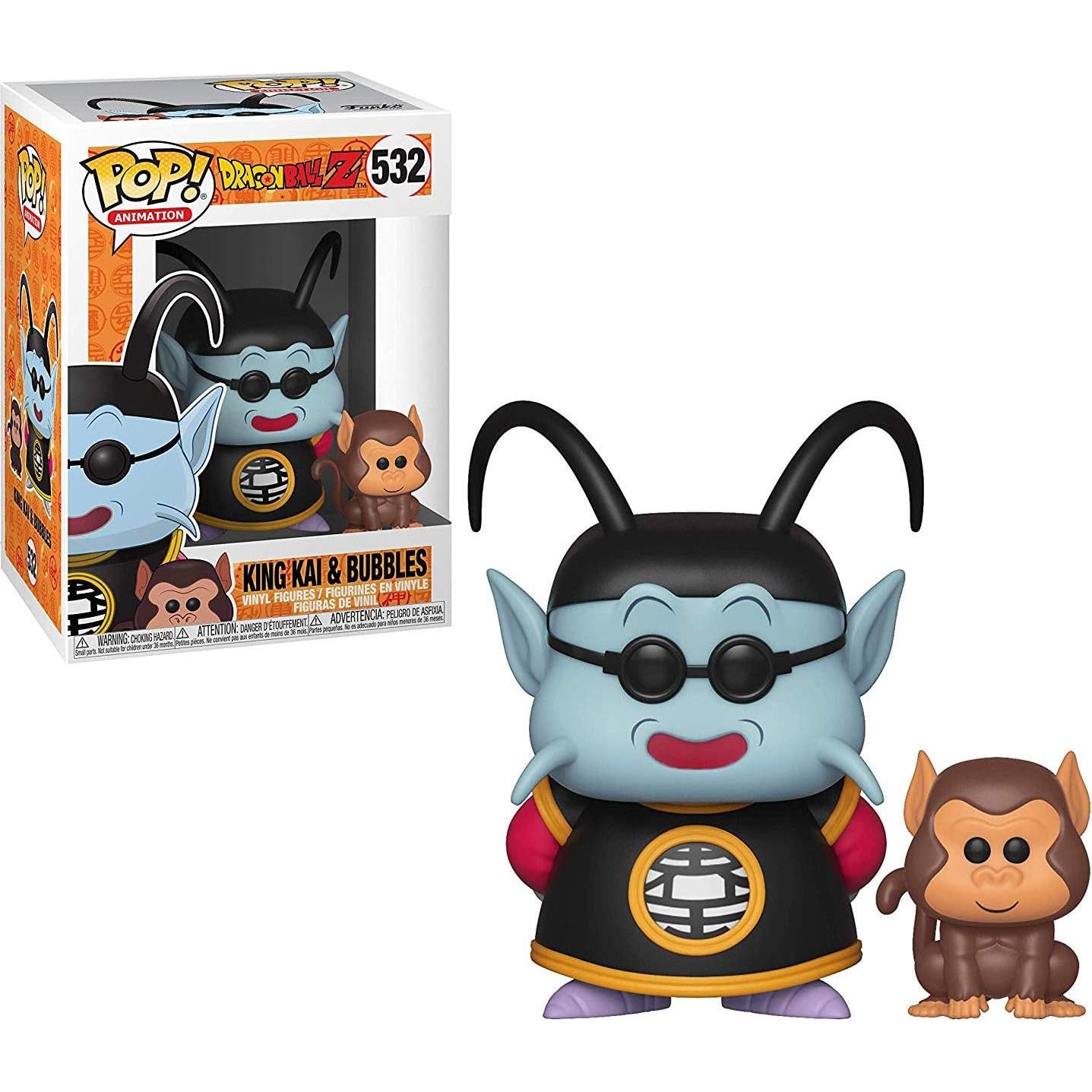 Figura de Vinilo Rey Kai y Burbujas Funko Pop Dragonball Z 9.5cm
