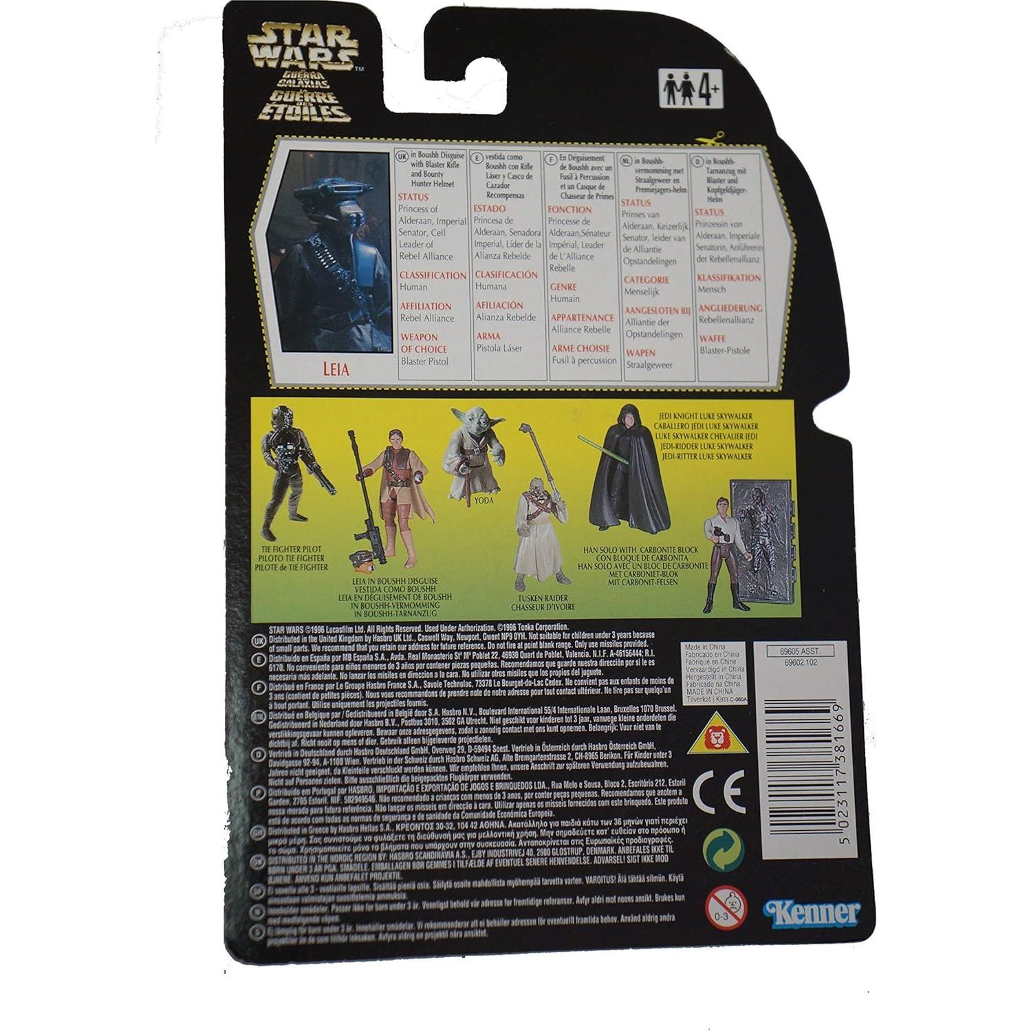 Figura de acción Kenner Star Wars Leia Boushh 10.16 cm