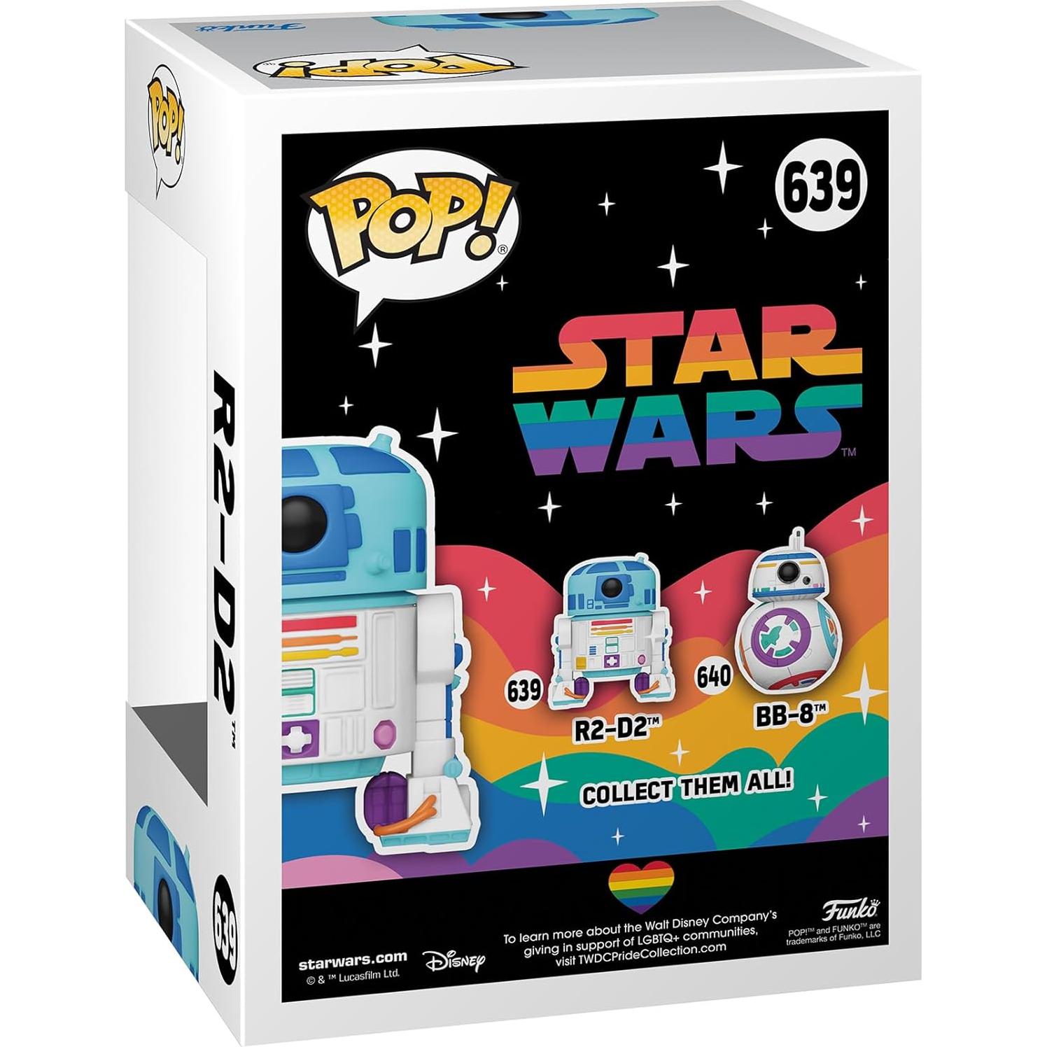 Funko Pop! R2-D2 Orgullo 2023 - Figura de Vinilo 9.5 cm