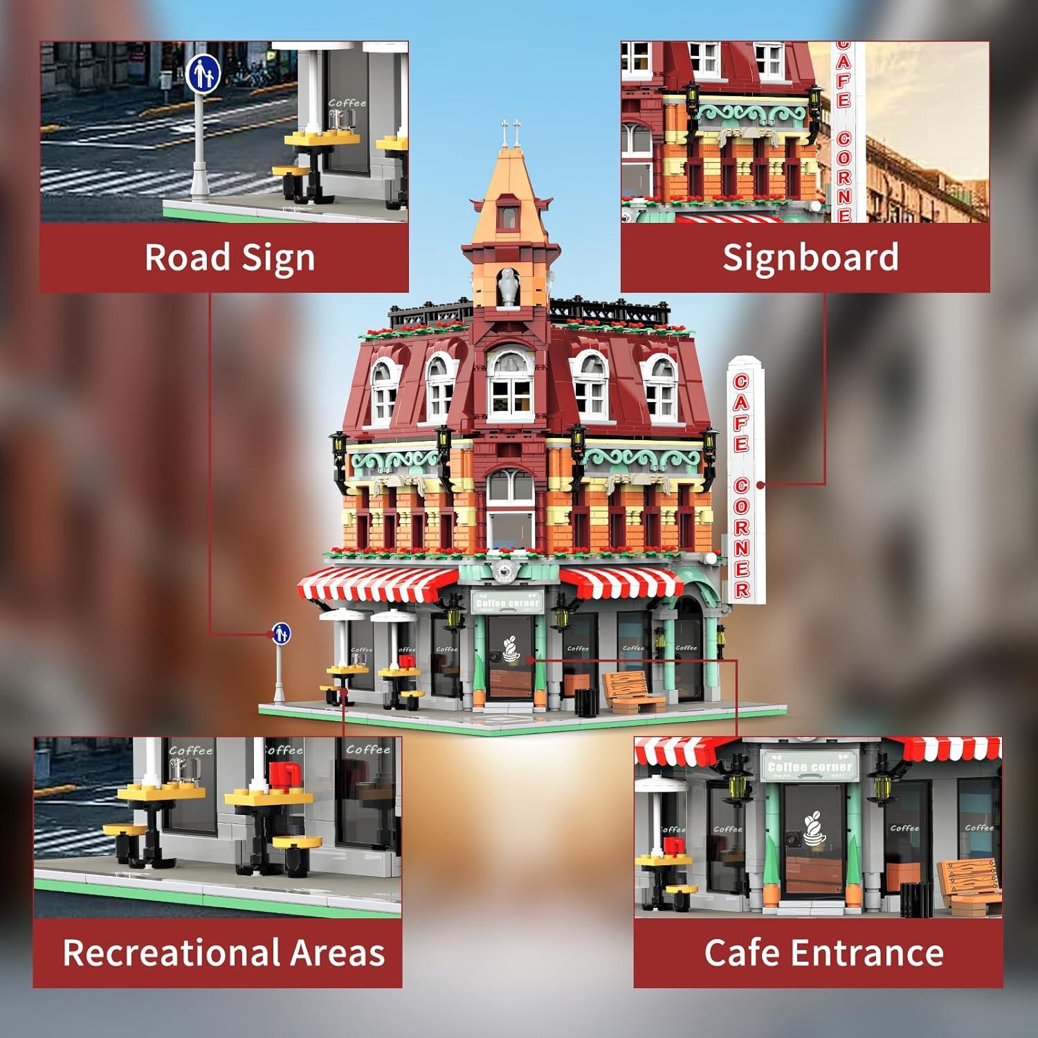 Juego de Construcción Mini Casa de Café TOY PLAYER 1950 Piezas