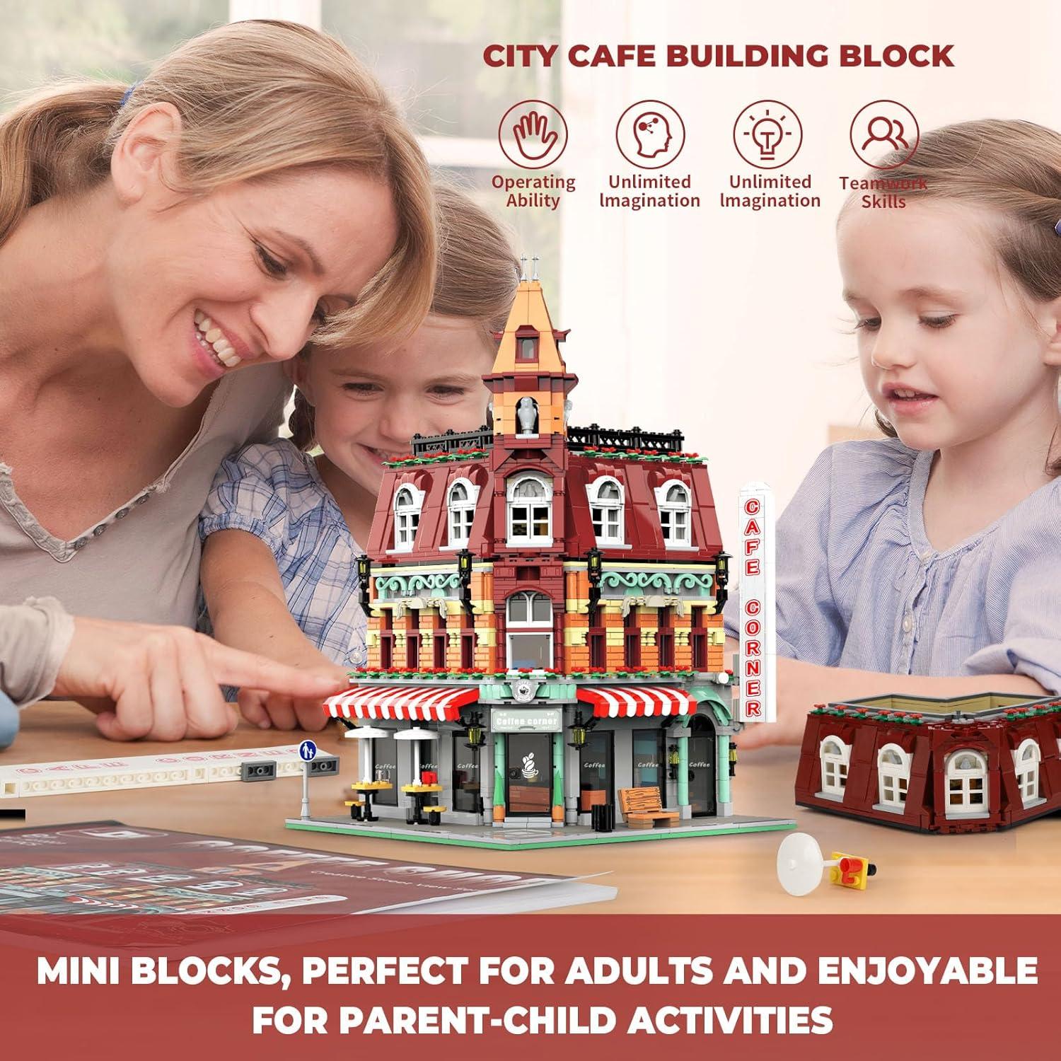 Juego de Construcción Mini Casa de Café TOY PLAYER 1950 Piezas