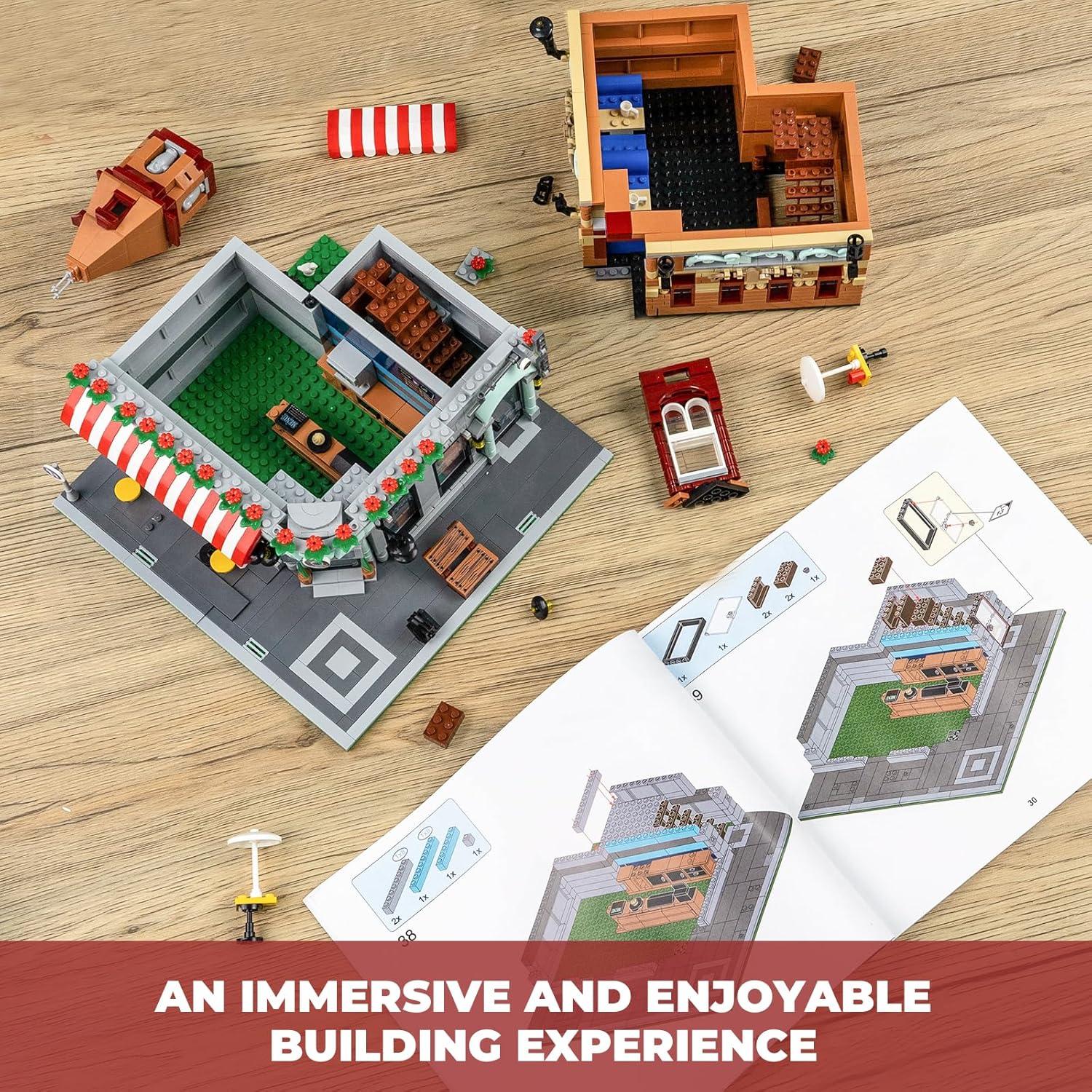 Juego de Construcción Mini Casa de Café TOY PLAYER 1950 Piezas