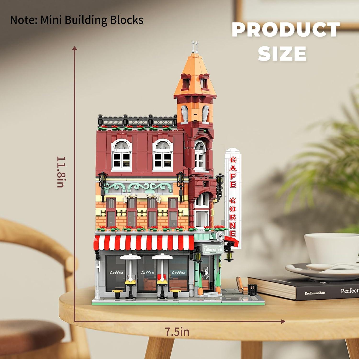 Juego de Construcción Mini Casa de Café TOY PLAYER 1950 Piezas