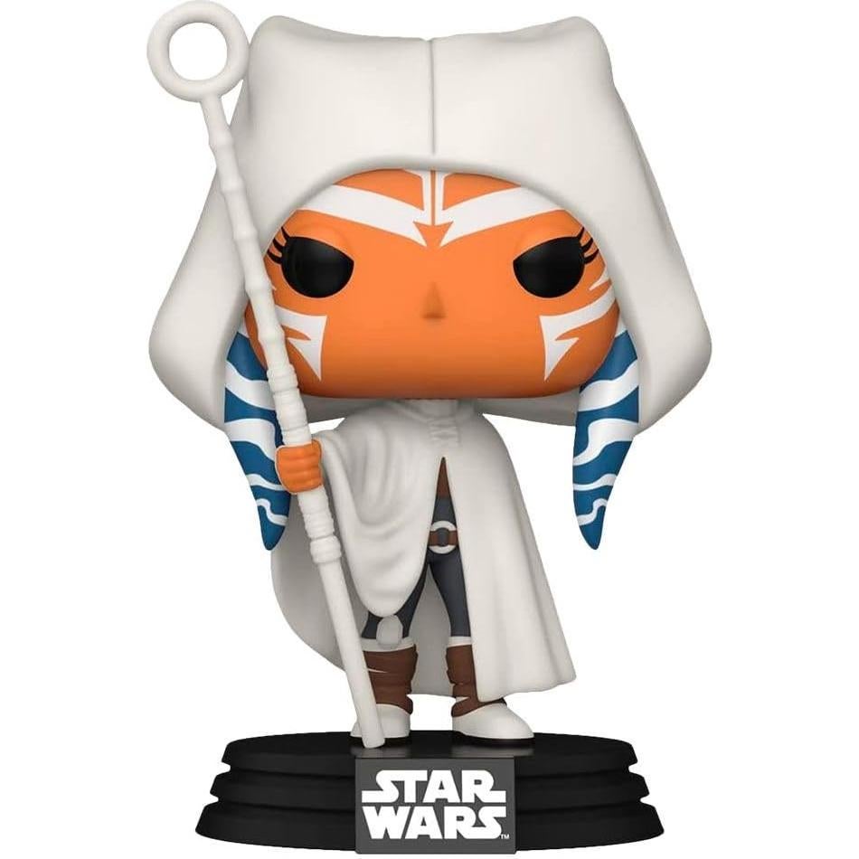 Figura Pop Ahsoka Poder de la Galaxia Funko 578 con Protector