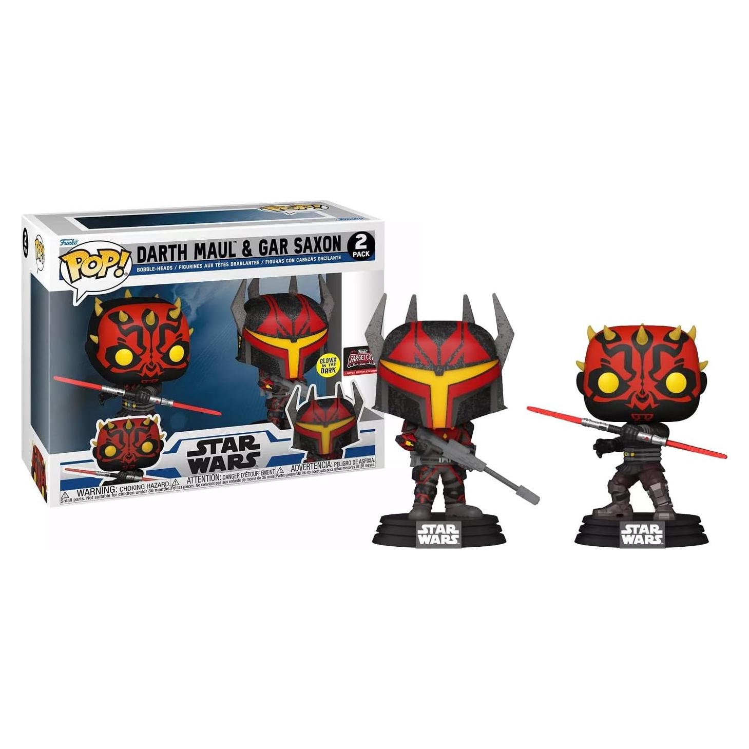 Funko POP Darth Maul y GAR Saxon 2 Pack Star Wars