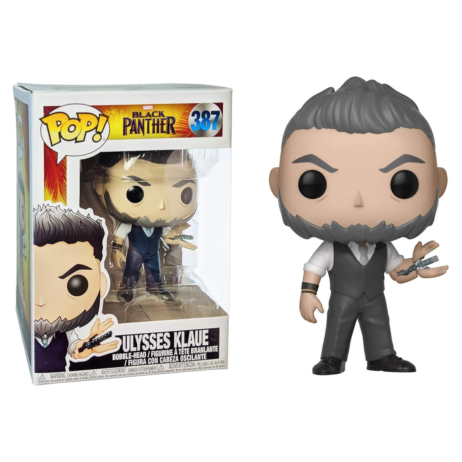 Figura de Vinilo Funko Ulysses Klaue Black Panther + Protector