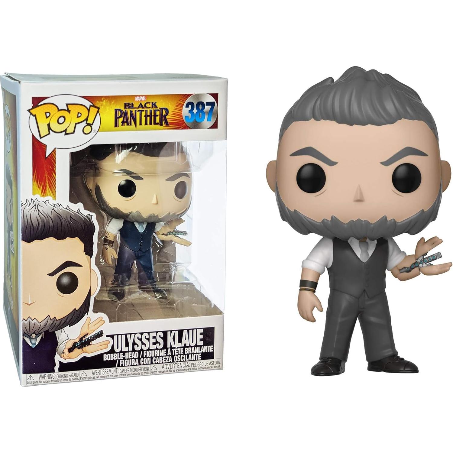 Figura de Vinilo Funko Ulysses Klaue Black Panther + Protector