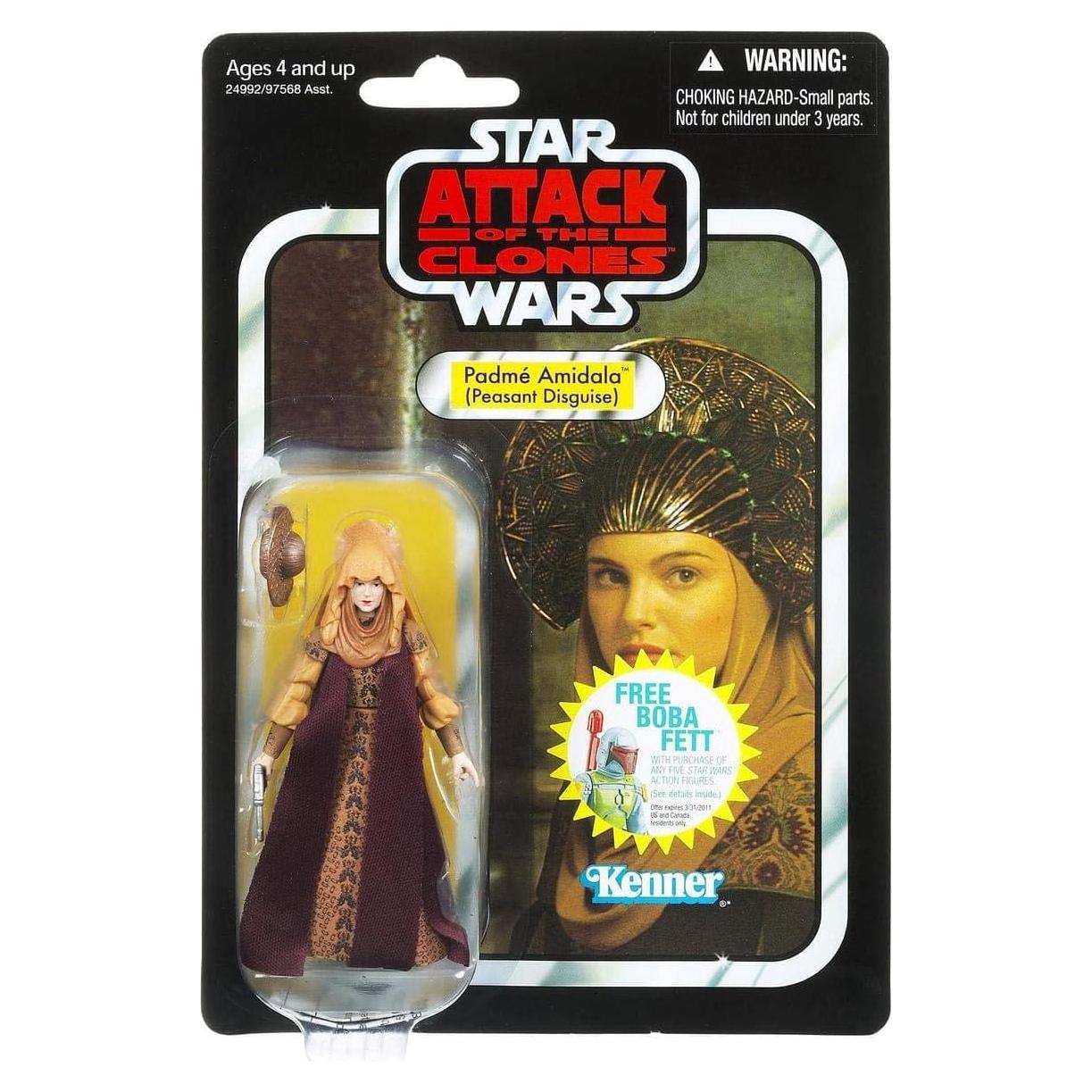 Figura de acción Padmé Amidala Star Wars Ataque de los Clones
