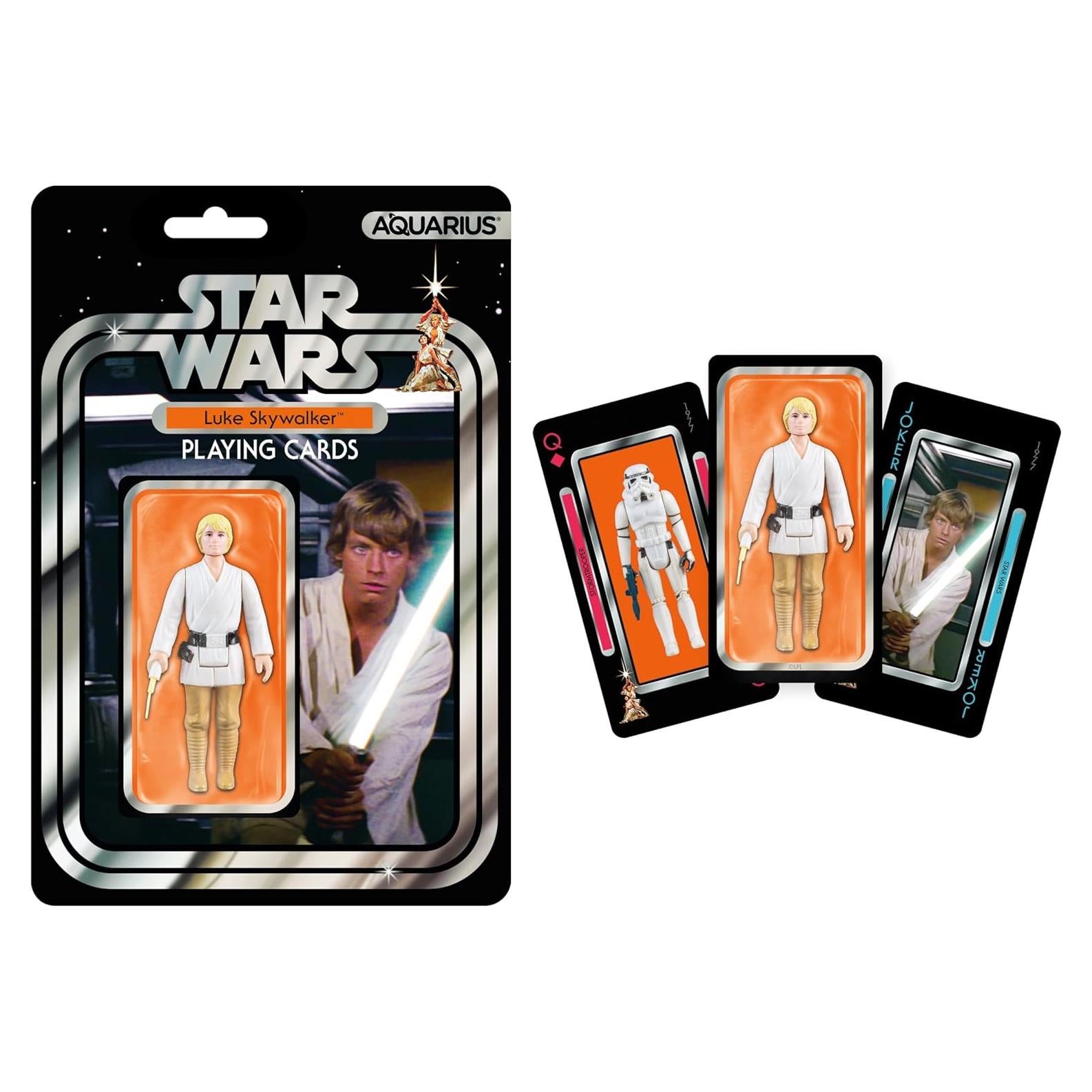 Baraja Premium Star Wars Luke Skywalker - 54 Cartas Temáticas