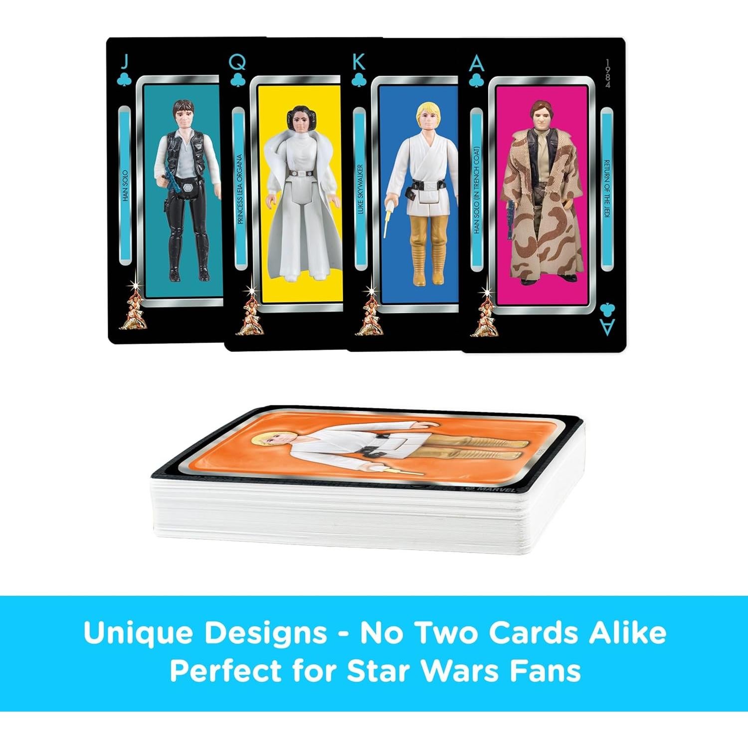Baraja Premium Star Wars Luke Skywalker - 54 Cartas Temáticas