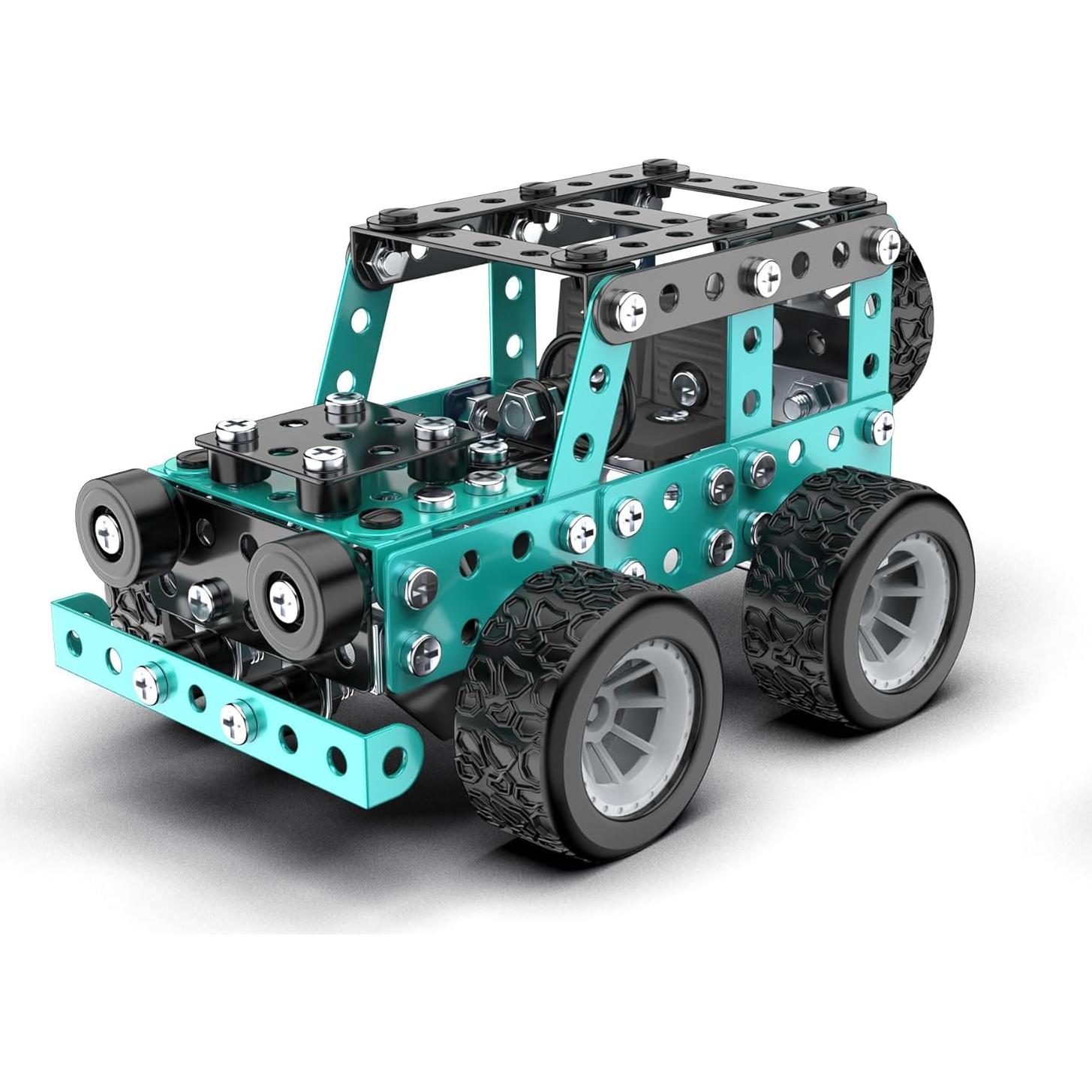 Kit de Ingeniería 3D de Metal Shantou 194 Piezas Azul