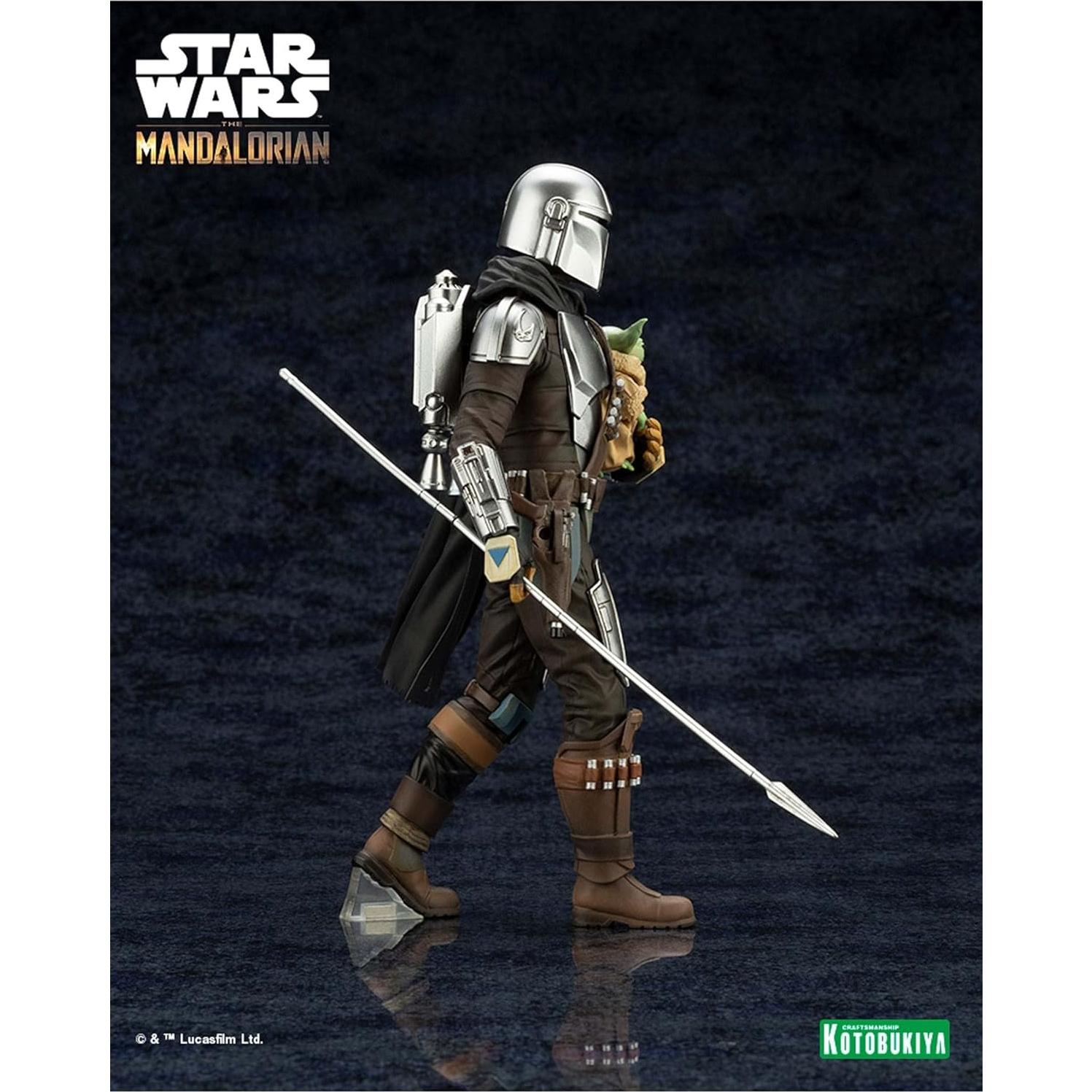 Estatua ARTFX+ Kotobukiya The Mandalorian y Grogu 1:10