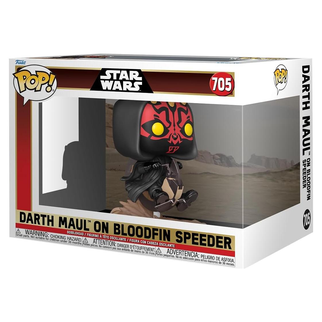 Funko Pop! Rides Deluxe Darth Maul en Bloodfin Speeder 25 Aniversario