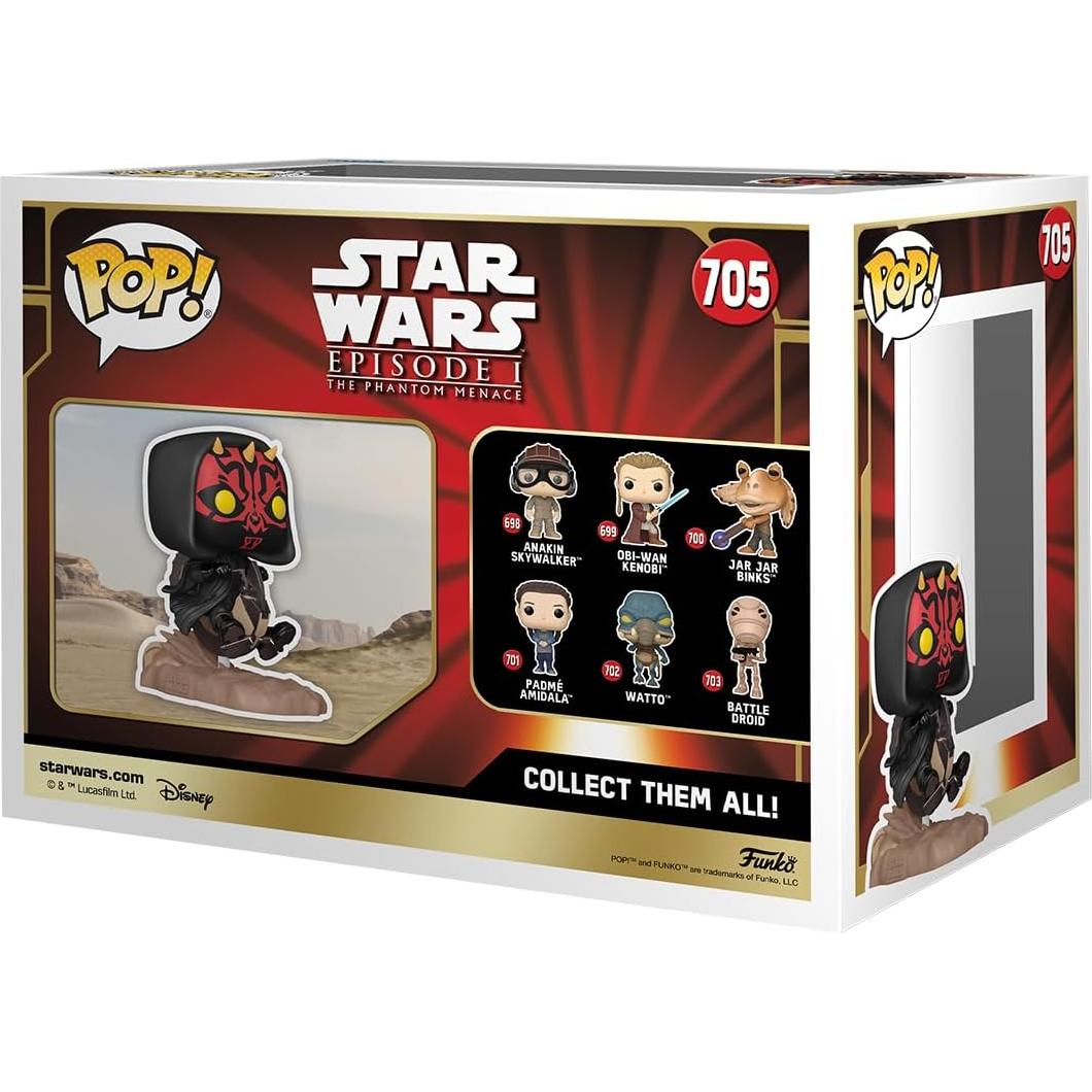 Funko Pop! Rides Deluxe Darth Maul en Bloodfin Speeder 25 Aniversario