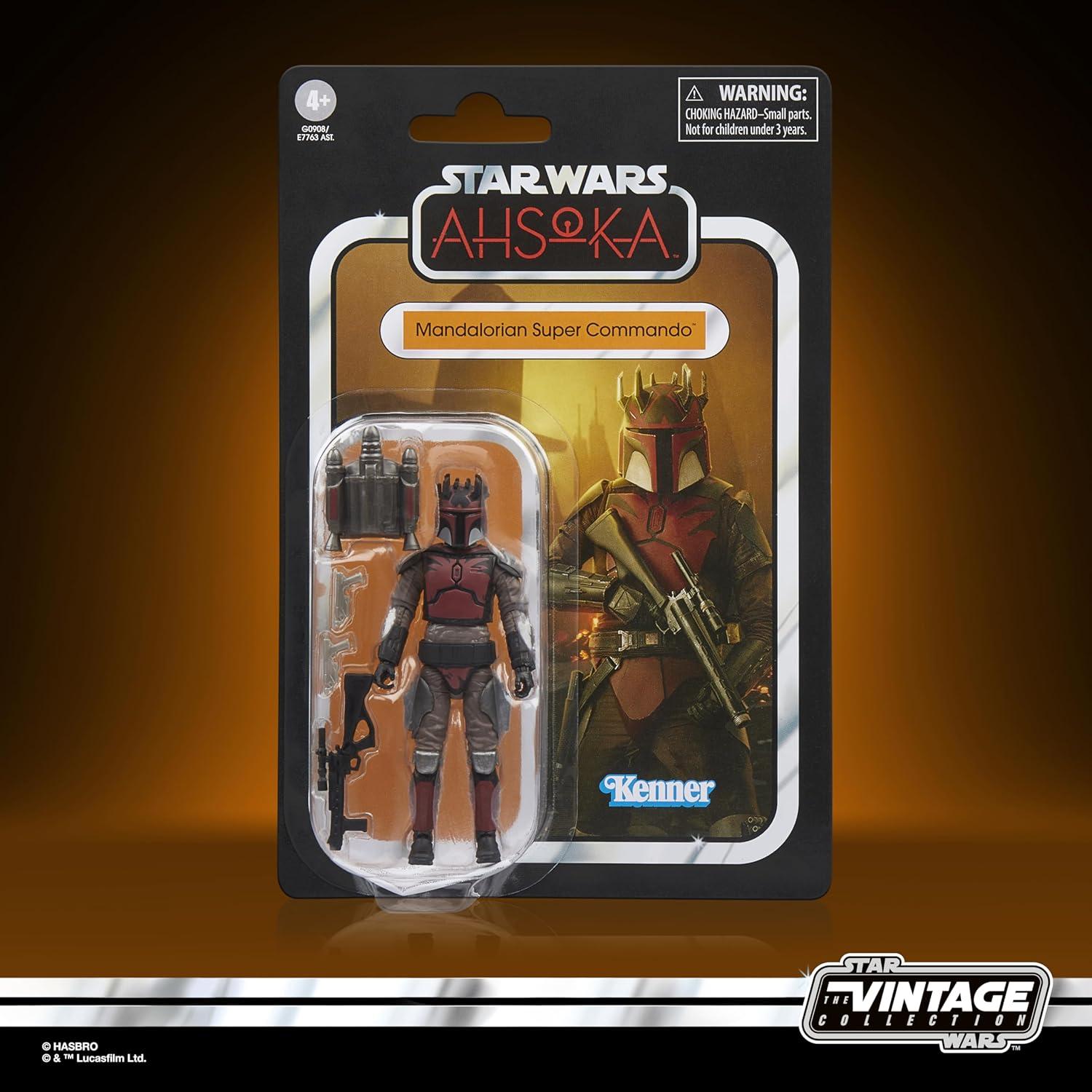 Figura de Acción Star Wars Ahsoka Comando Super Mandaloriano 9.5 cm
