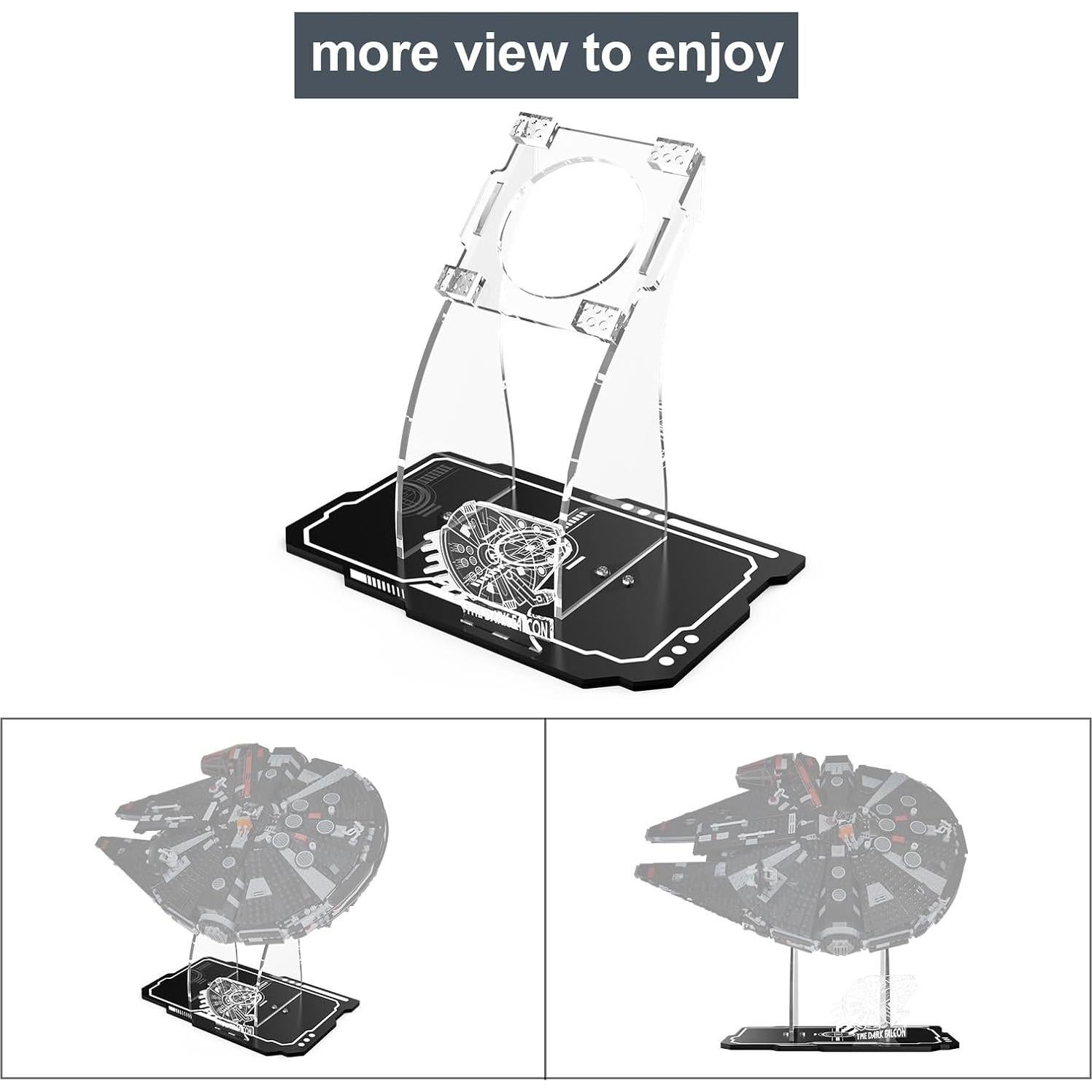 Soporte de Exhibición Acrílico NAOCARD para Lego Star Wars 75389
