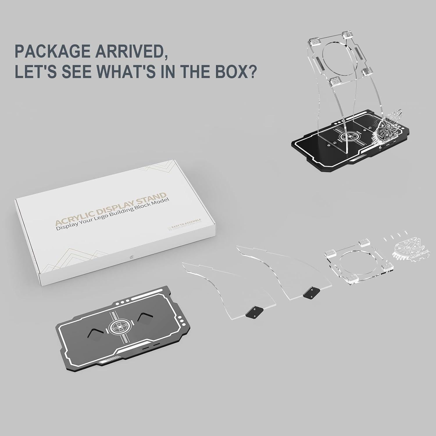 Soporte de Exhibición Acrílico NAOCARD para Lego Star Wars 75389