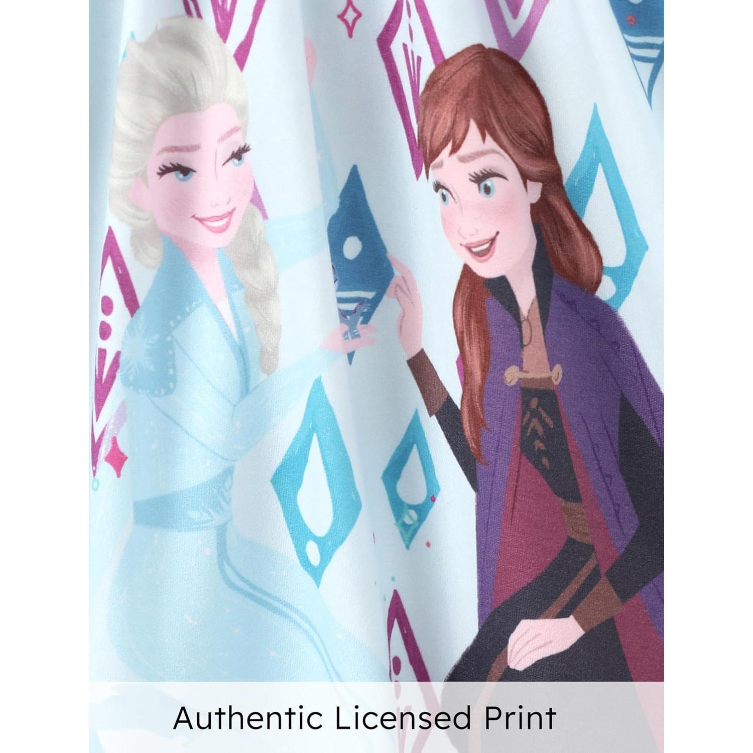 Disney Princess Frozen Elsa Minnie Mouse Toddler Girl Dress and Velvet Cardigan Sets 2pcs Long Sleeve Kids Outfit 2-6 Years