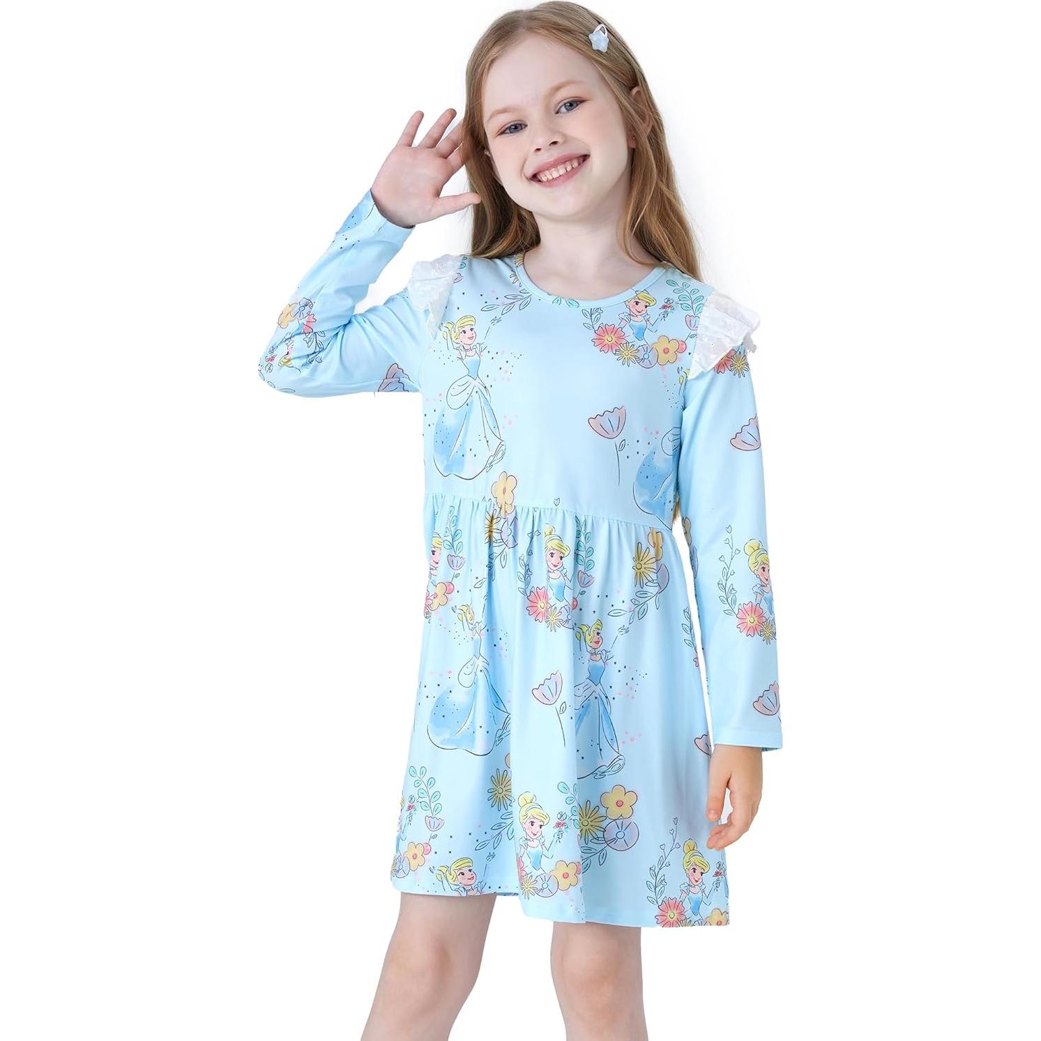 Vestido de Manga Larga Disney Princesa Frozen para Niña 3-6 Meses