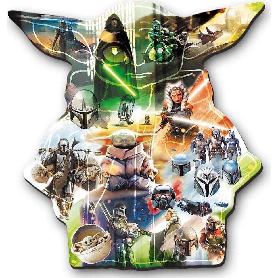 Rompecabezas de Madera Trefl 500+5 Piezas Grogu Star Wars