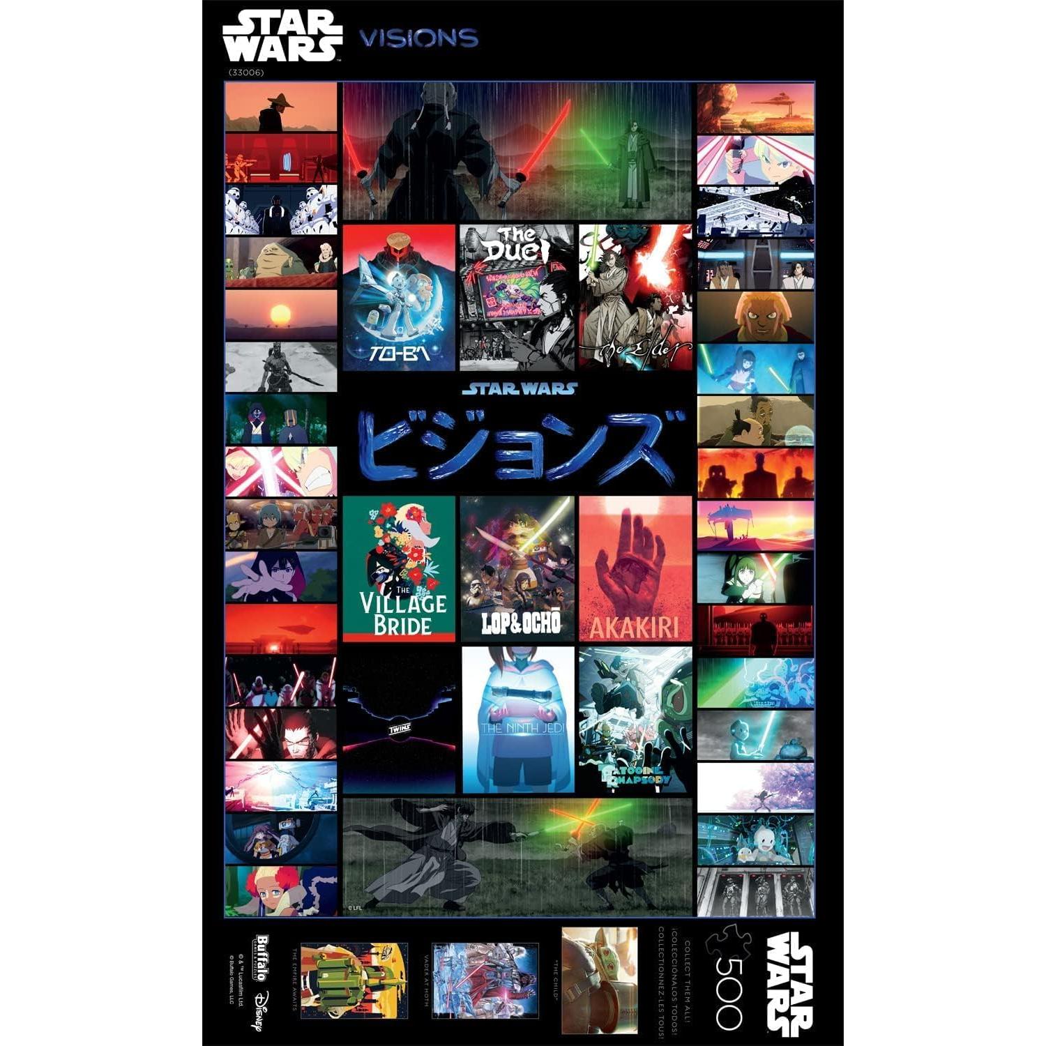 Rompecabezas 500 Piezas Buffalo Games Star Wars Visions 54x38cm