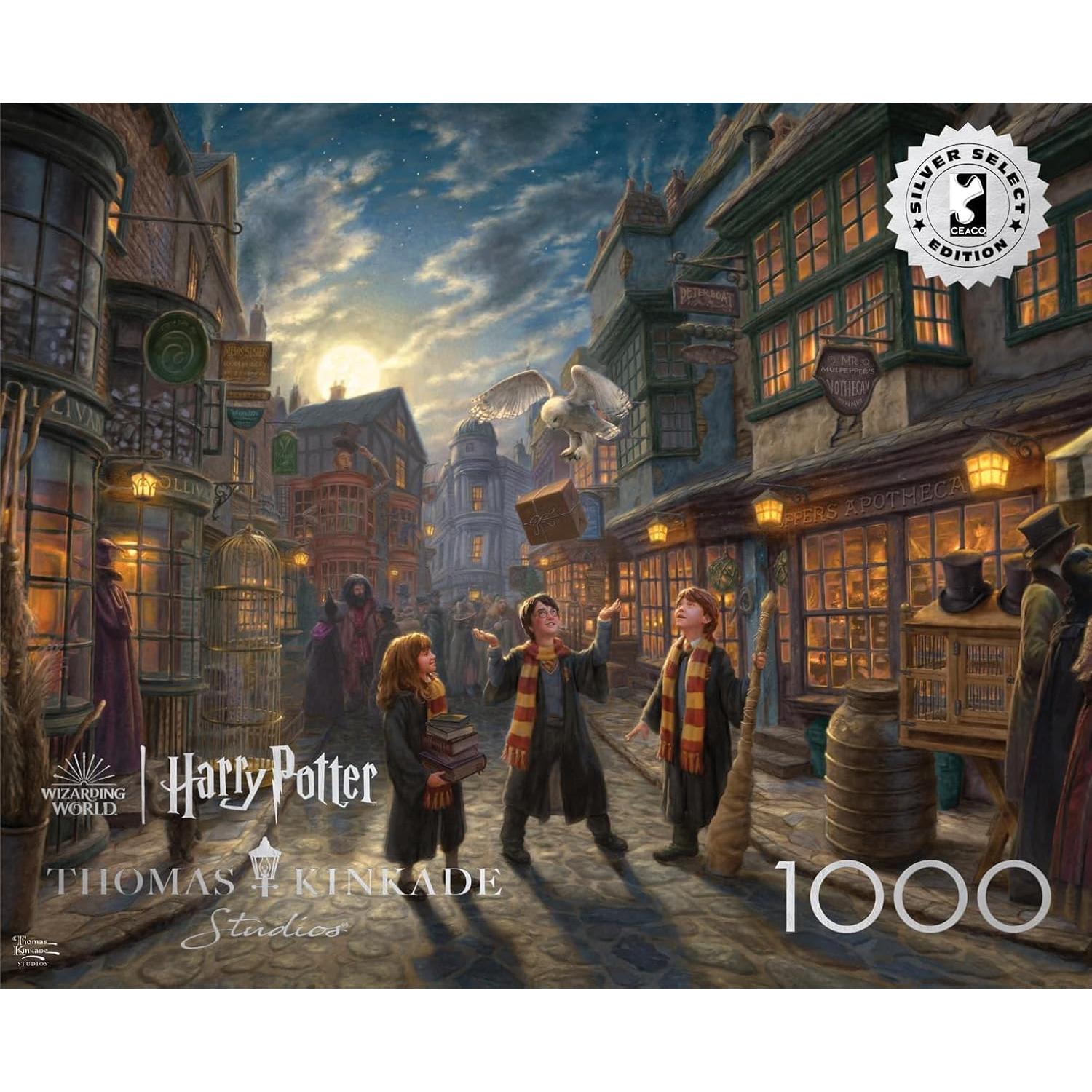Rompecabezas 1000 Piezas Ceaco Thomas Kinkade Callejón Diagon