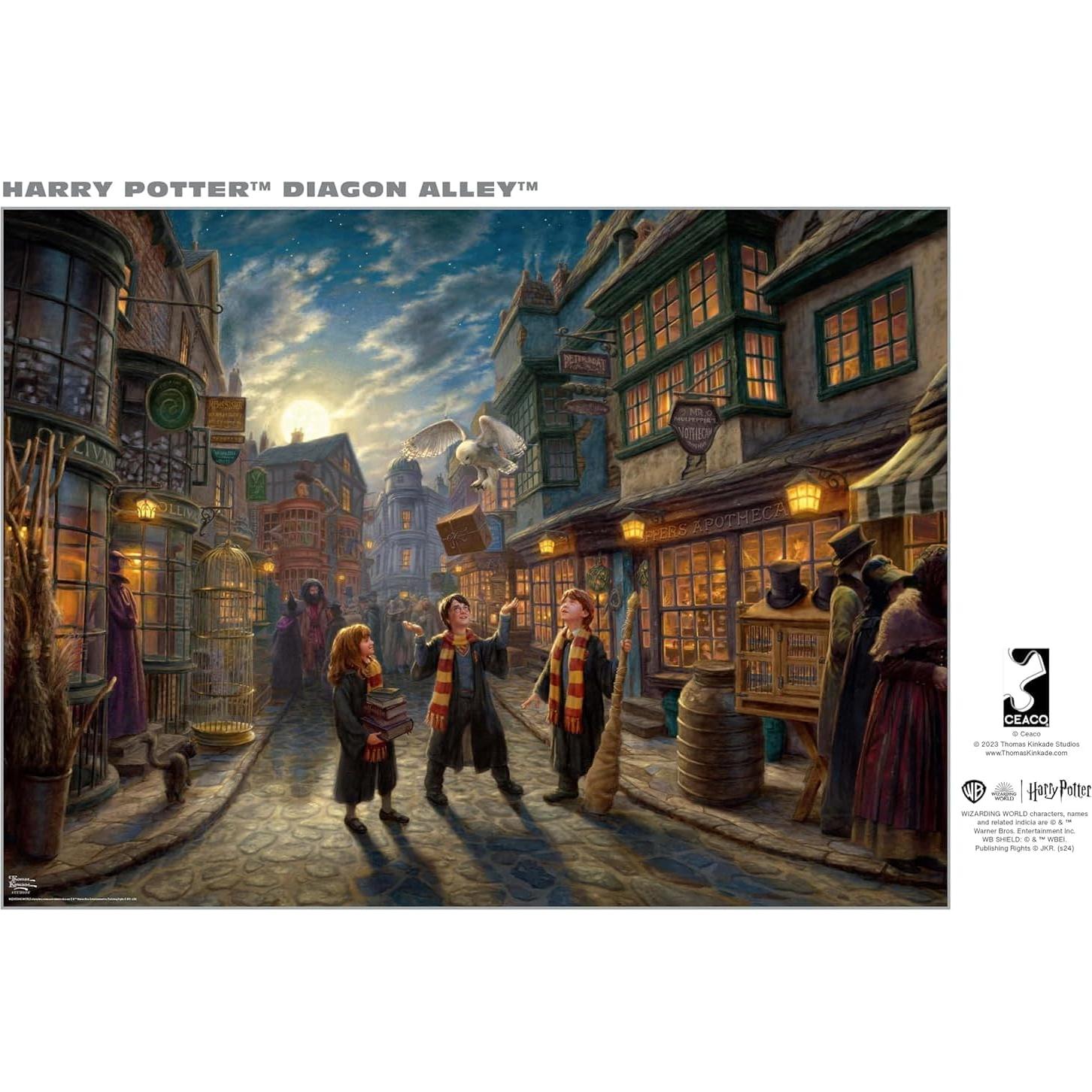 Rompecabezas 1000 Piezas Ceaco Thomas Kinkade Callejón Diagon