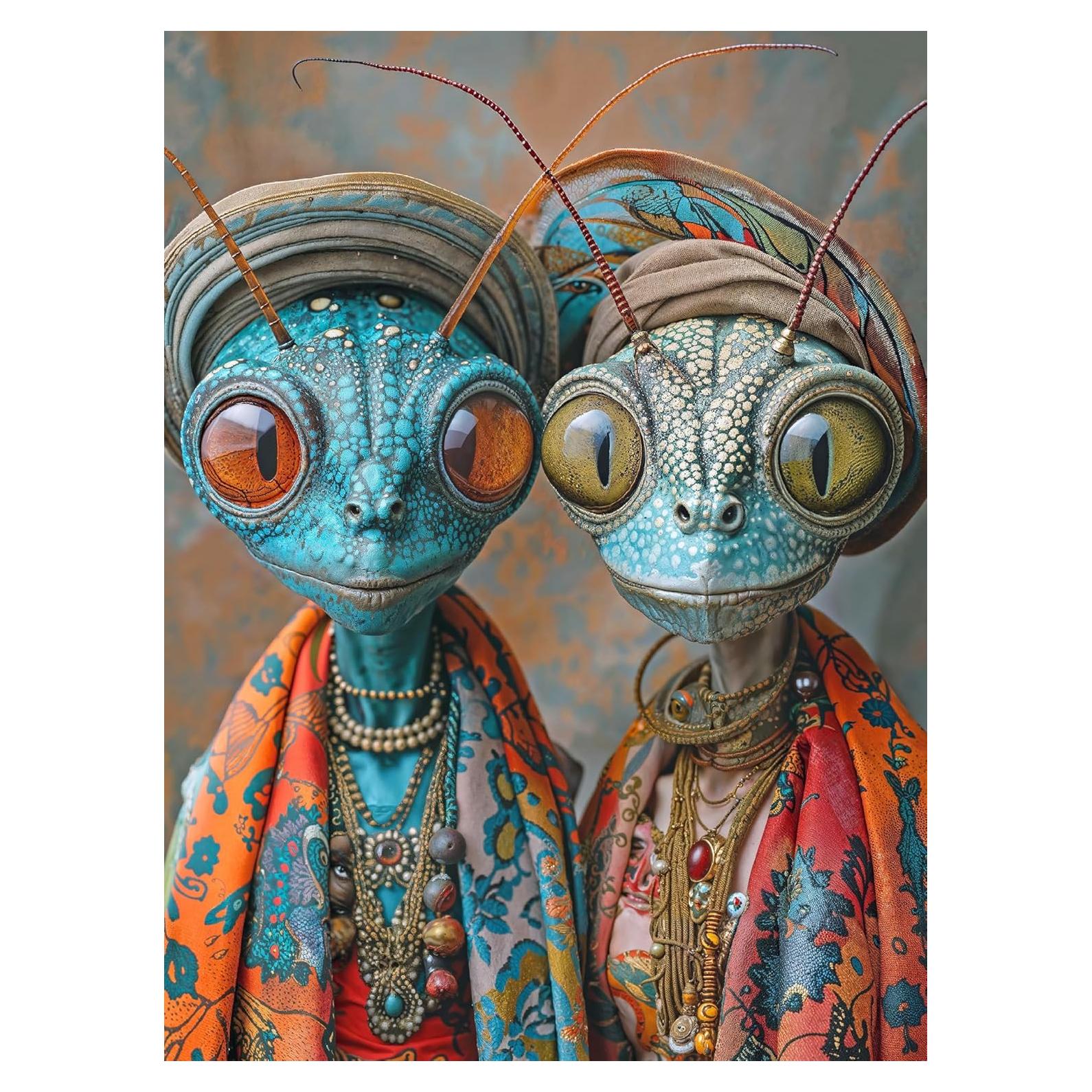 Rompecabezas 1000 Piezas Cross & Glory - Alienígenas Kylo y Mira