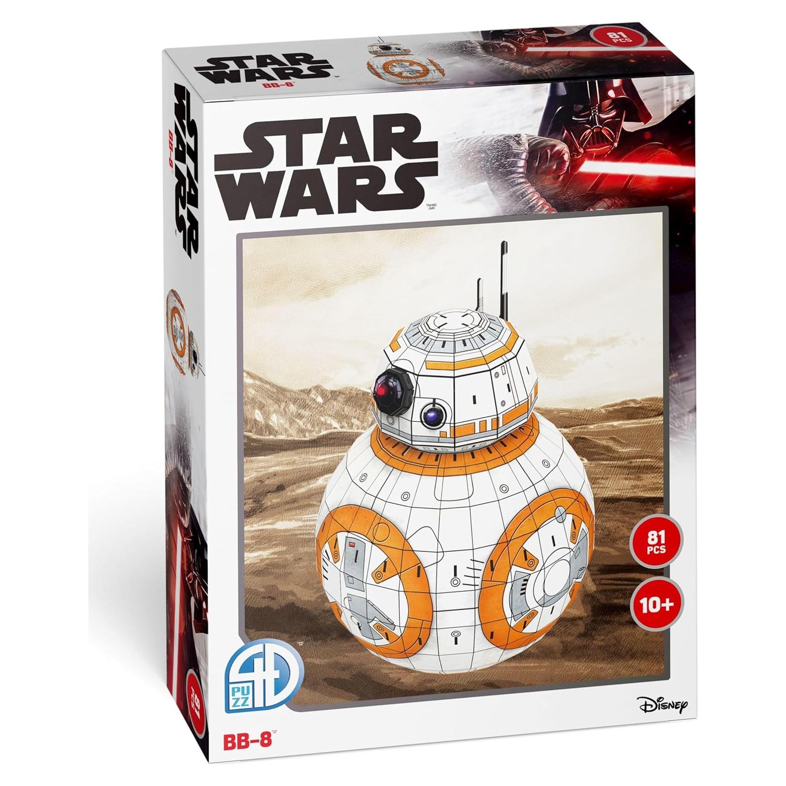 Kit de Modelo 3D Star Wars BB-8 4D Cityscape 81 Piezas