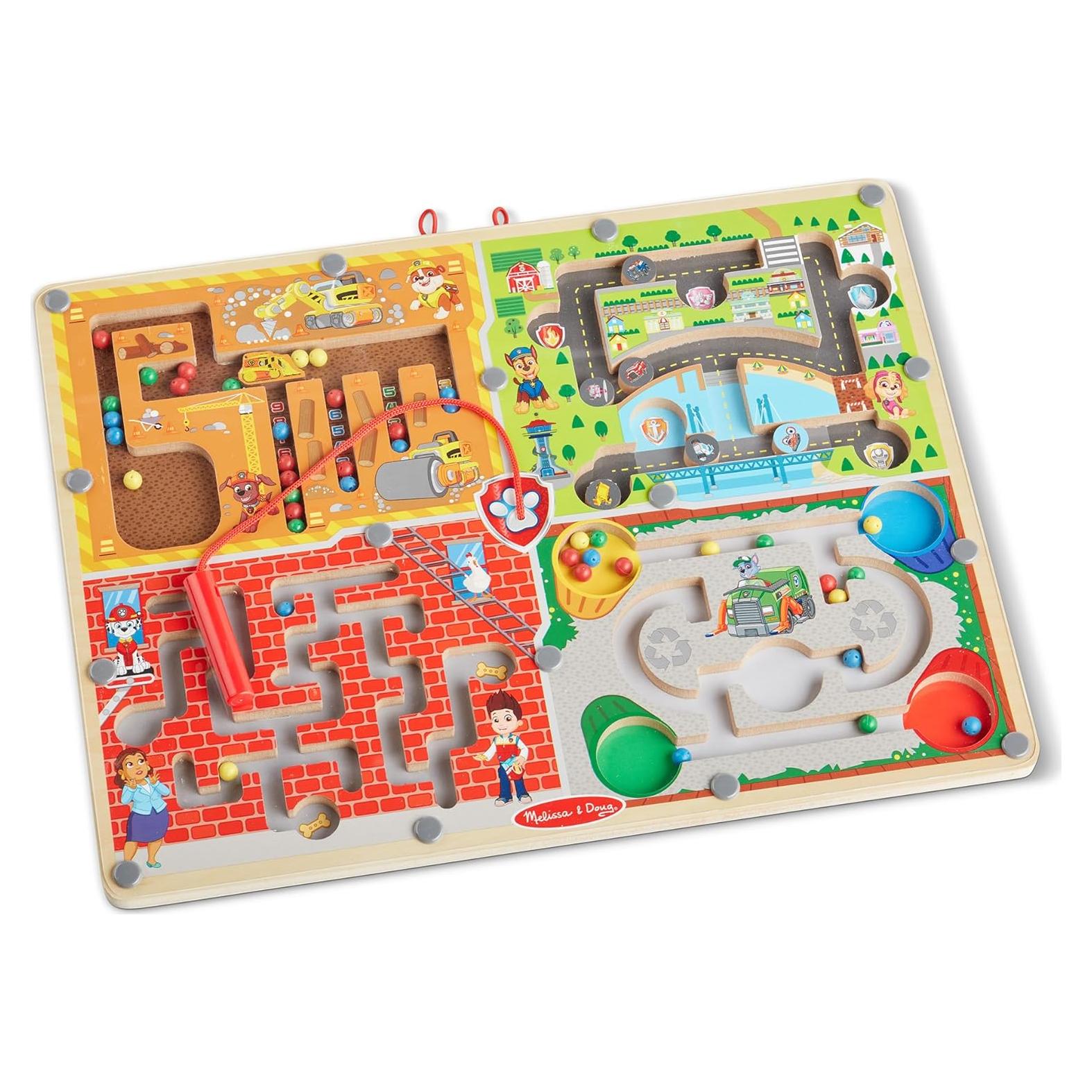 Tablero de Laberinto Magnético Melissa & Doug PAW Patrol 4 en 1