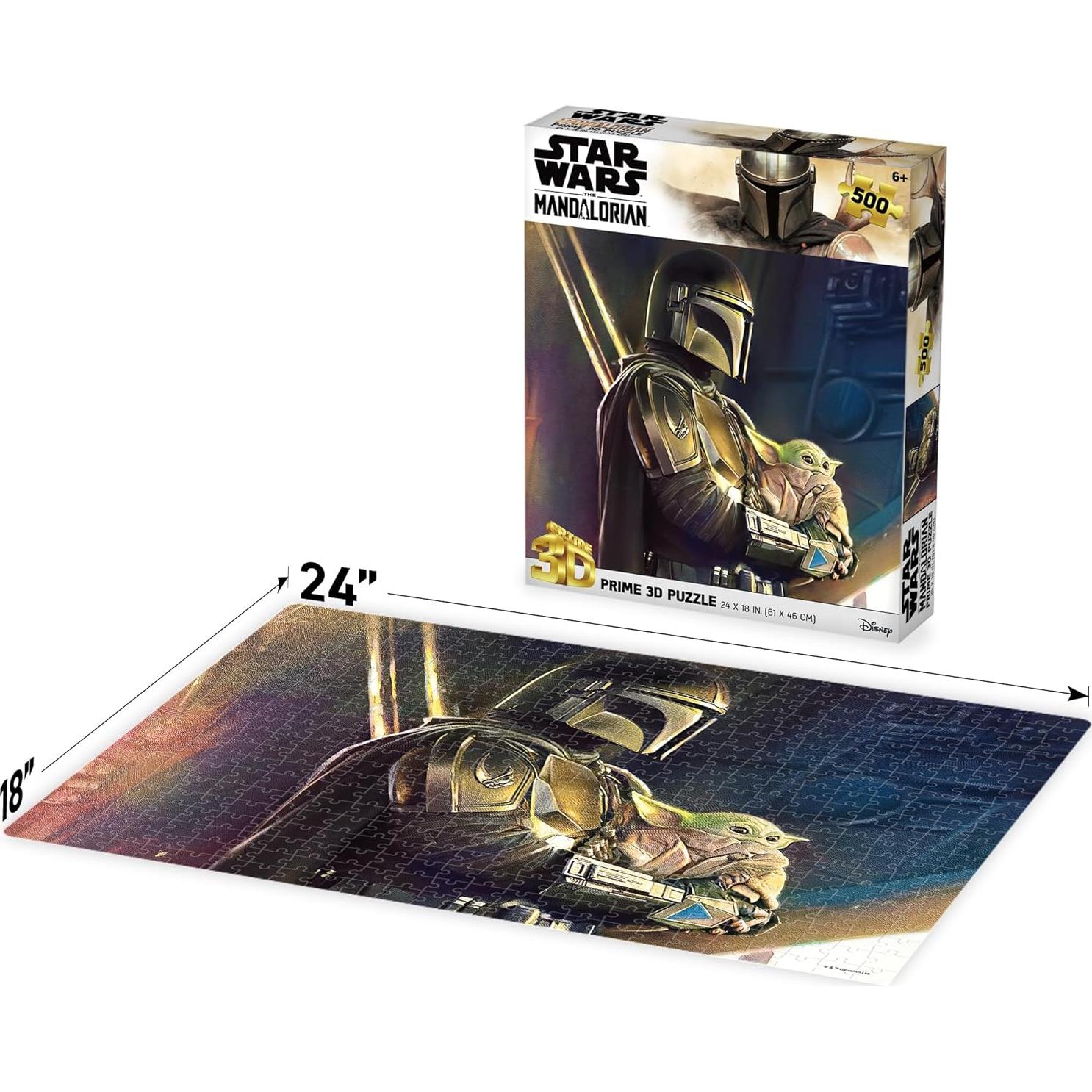 Rompecabezas 3D Mandaloriano 500 Piezas PRIME3D 60.96x45.72cm