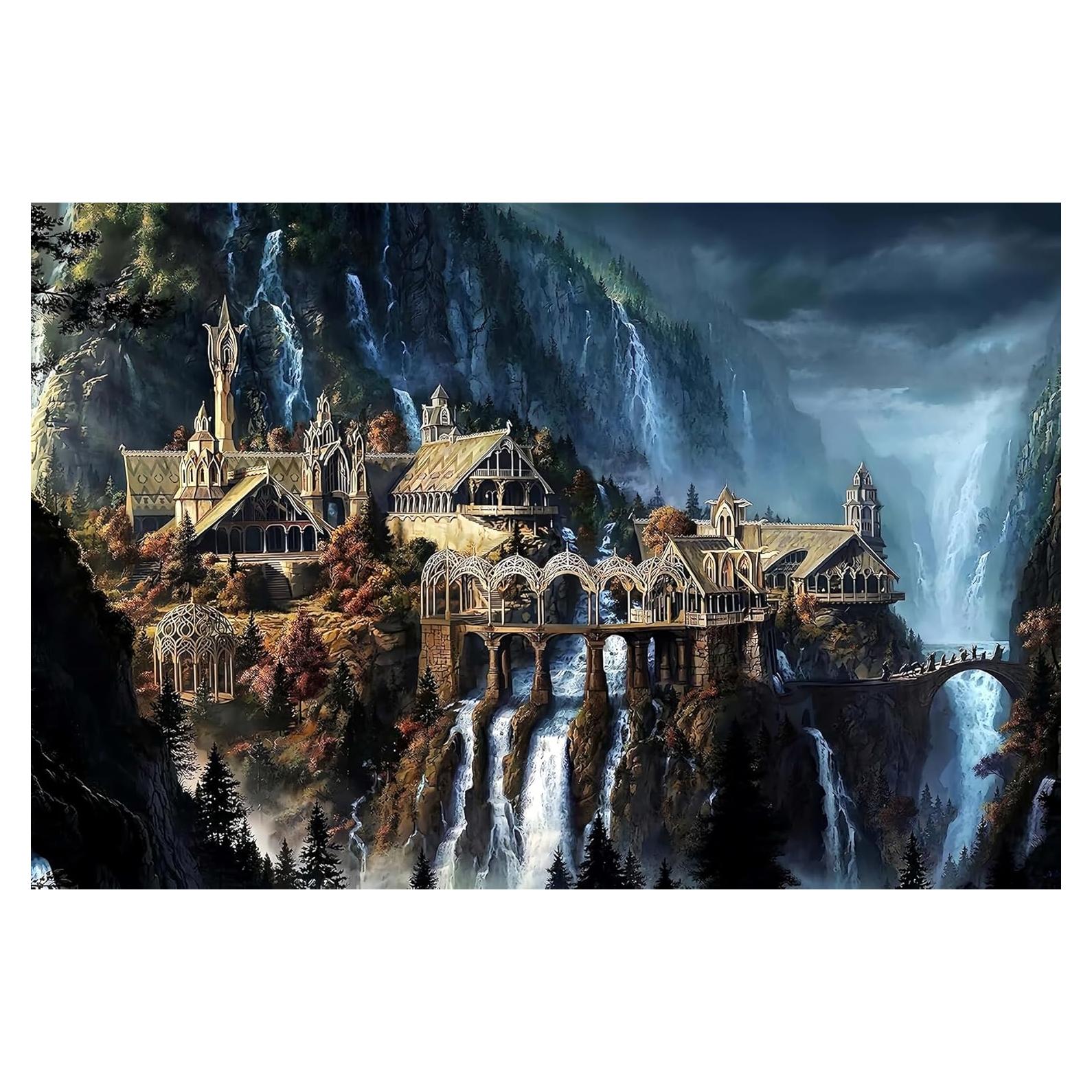 Rompecabezas Moruska 1000 Piezas Castillo de Cascada