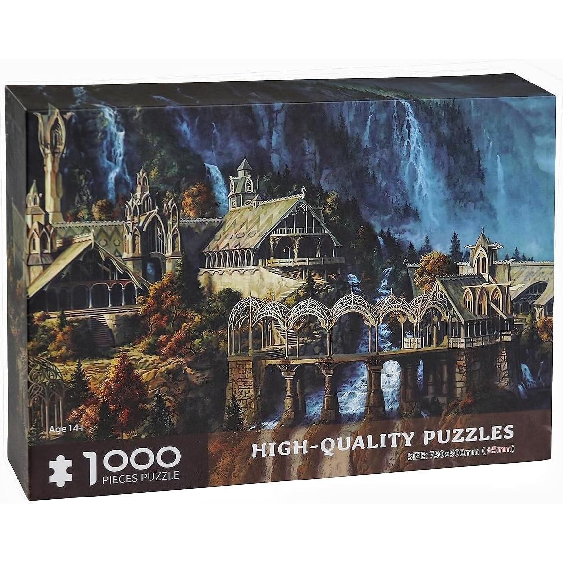 Rompecabezas Moruska 1000 Piezas Castillo de Cascada