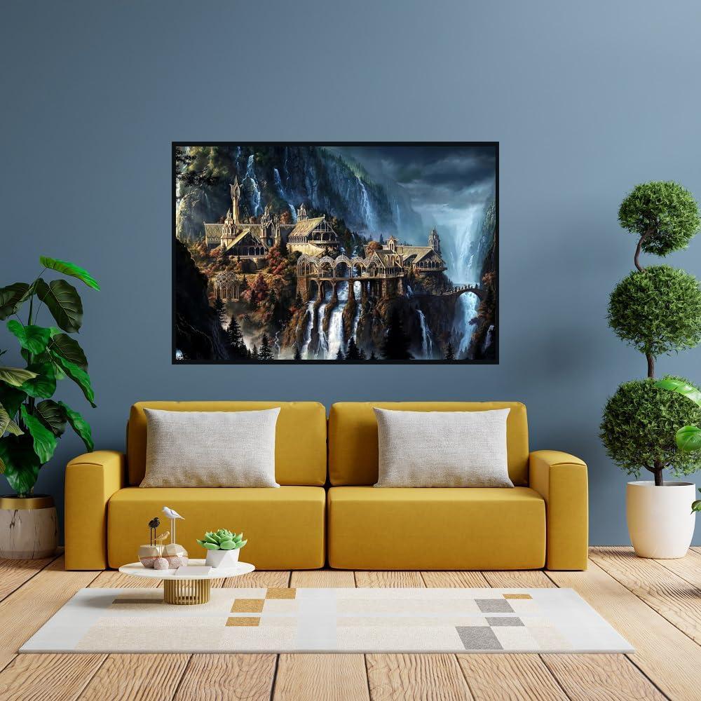 Rompecabezas Moruska 1000 Piezas Castillo de Cascada