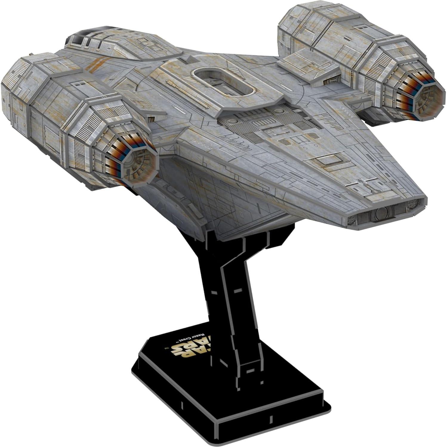 Kit de Modelo 3D Papel Star Wars Razor Crest 4D Build