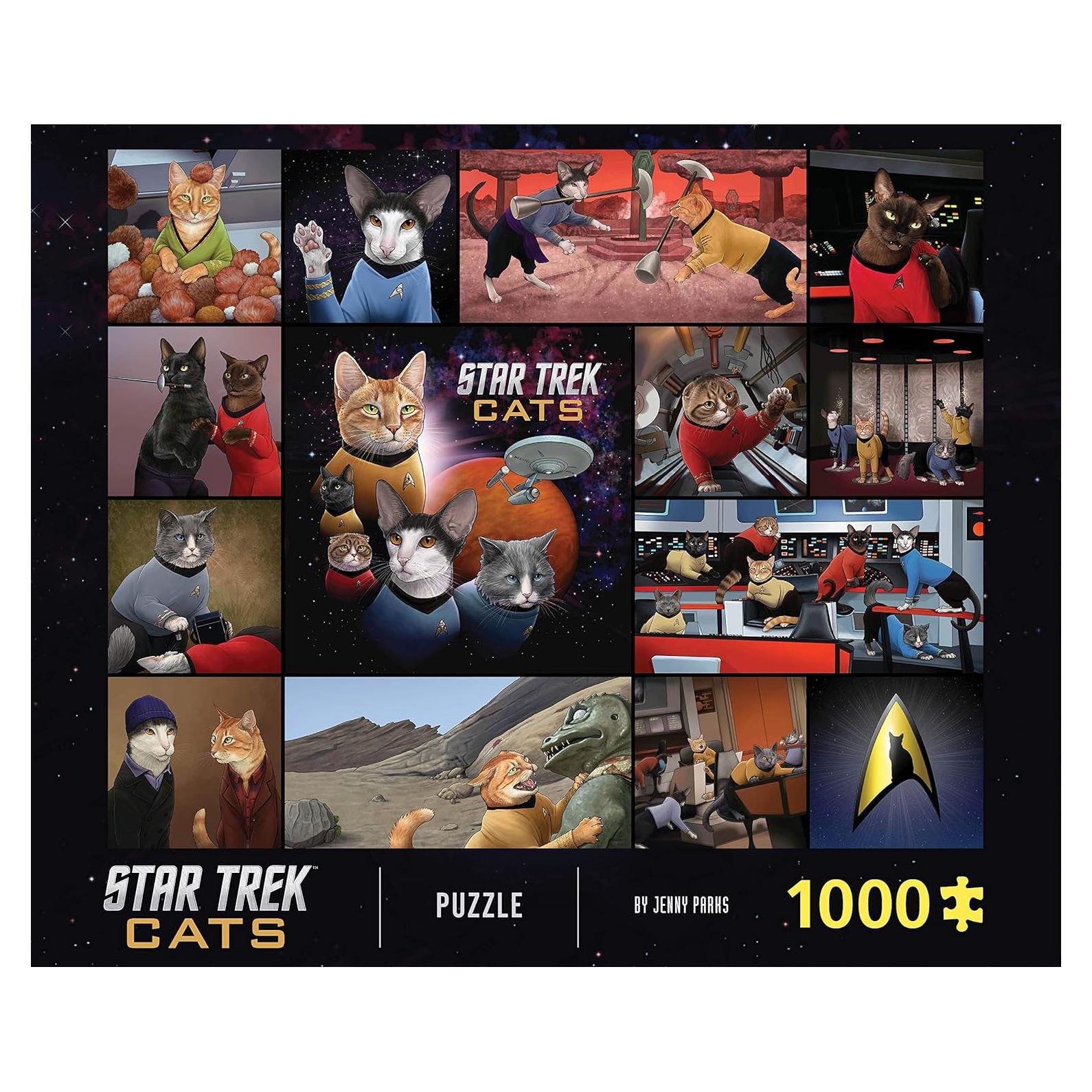 Rompecabezas 1000 piezas Star Trek Gatos Chronicle Books