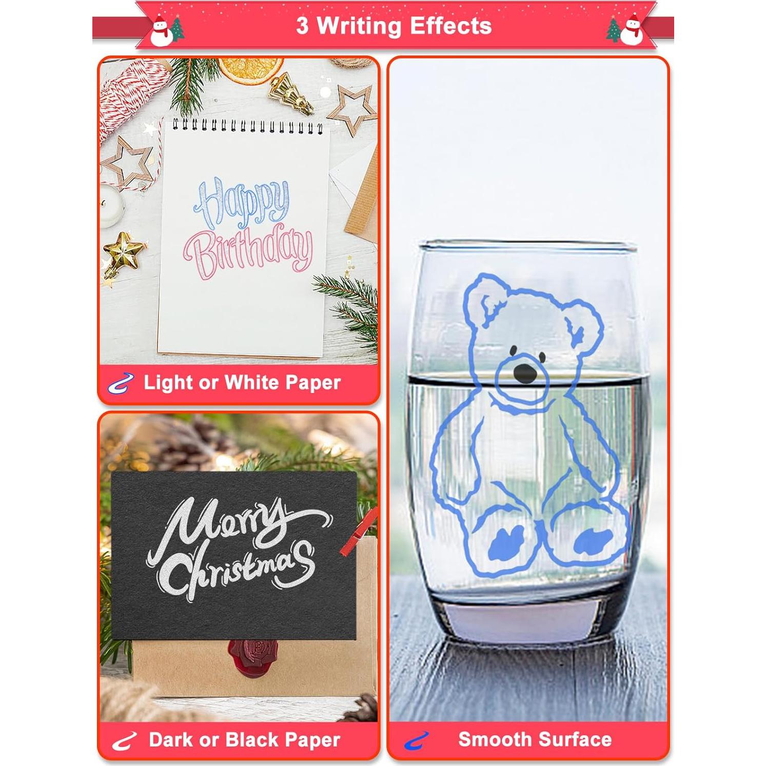 Marcadores de Gel Brillantes YITHINC - 12 Colores para Manualidades