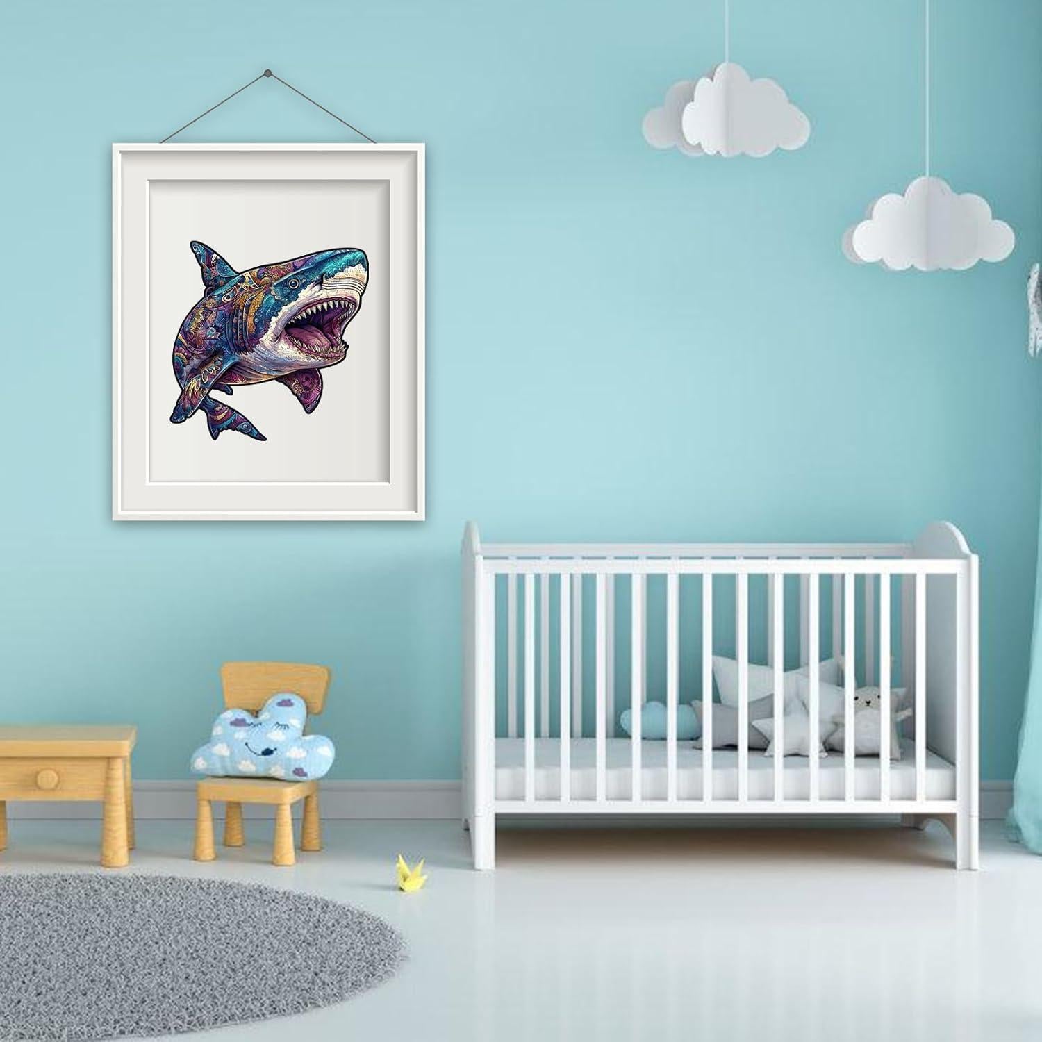 Rompecabezas de Madera del Tiburón 200 Piezas 28.7 cm - Delobil