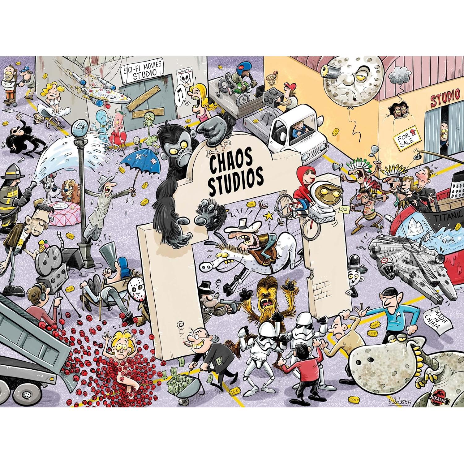 Rompecabezas 1000 Piezas Caos en el Cine All Jigsaw Puzzles