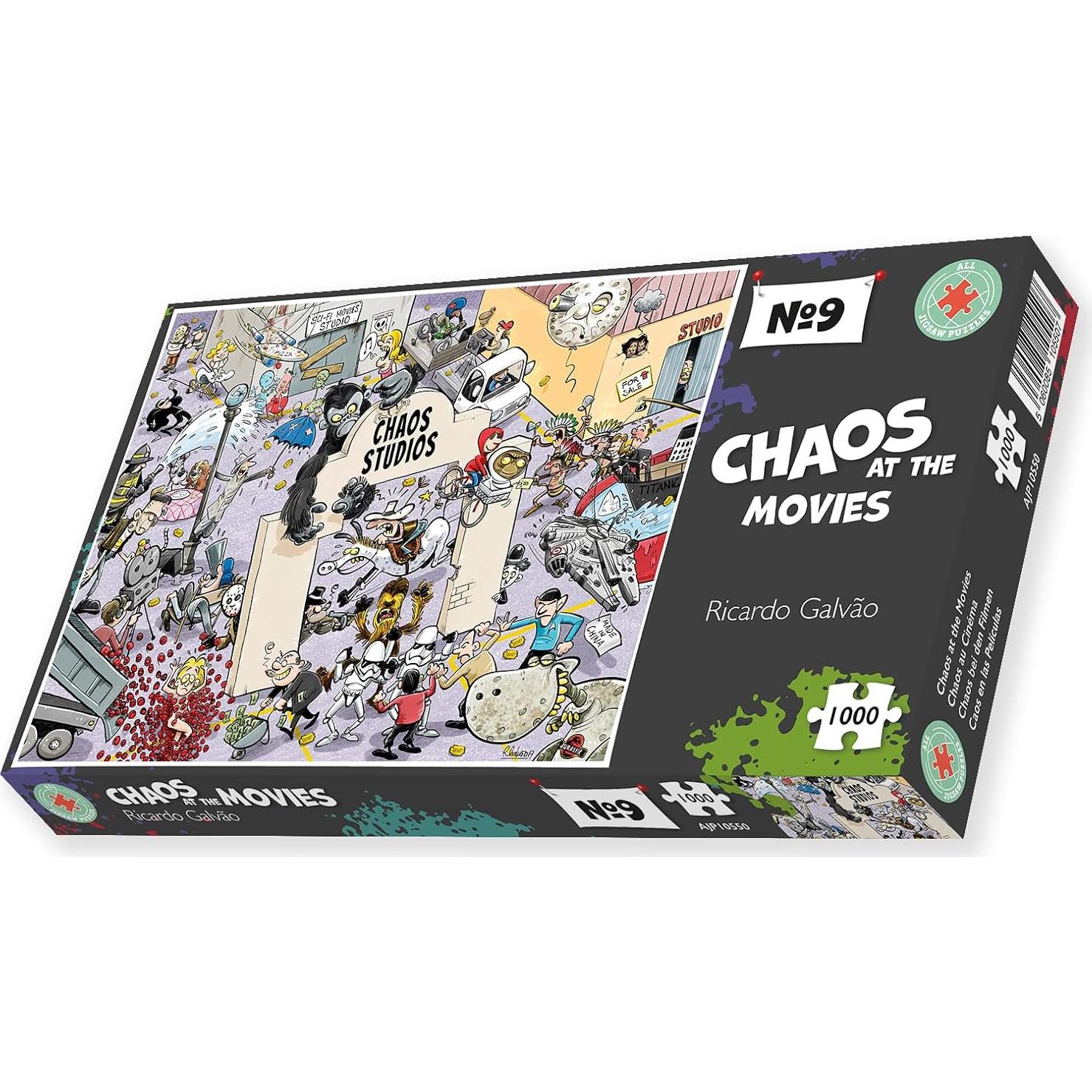 Rompecabezas 1000 Piezas Caos en el Cine All Jigsaw Puzzles